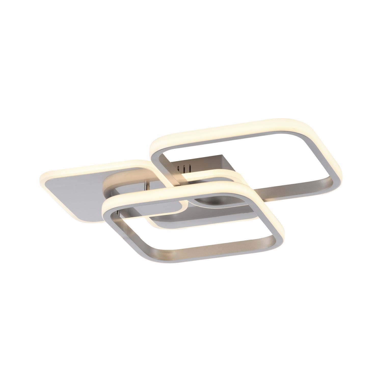 LED Deckenlampe Metall in Stahl 3000 K 4700 lm stilvoll