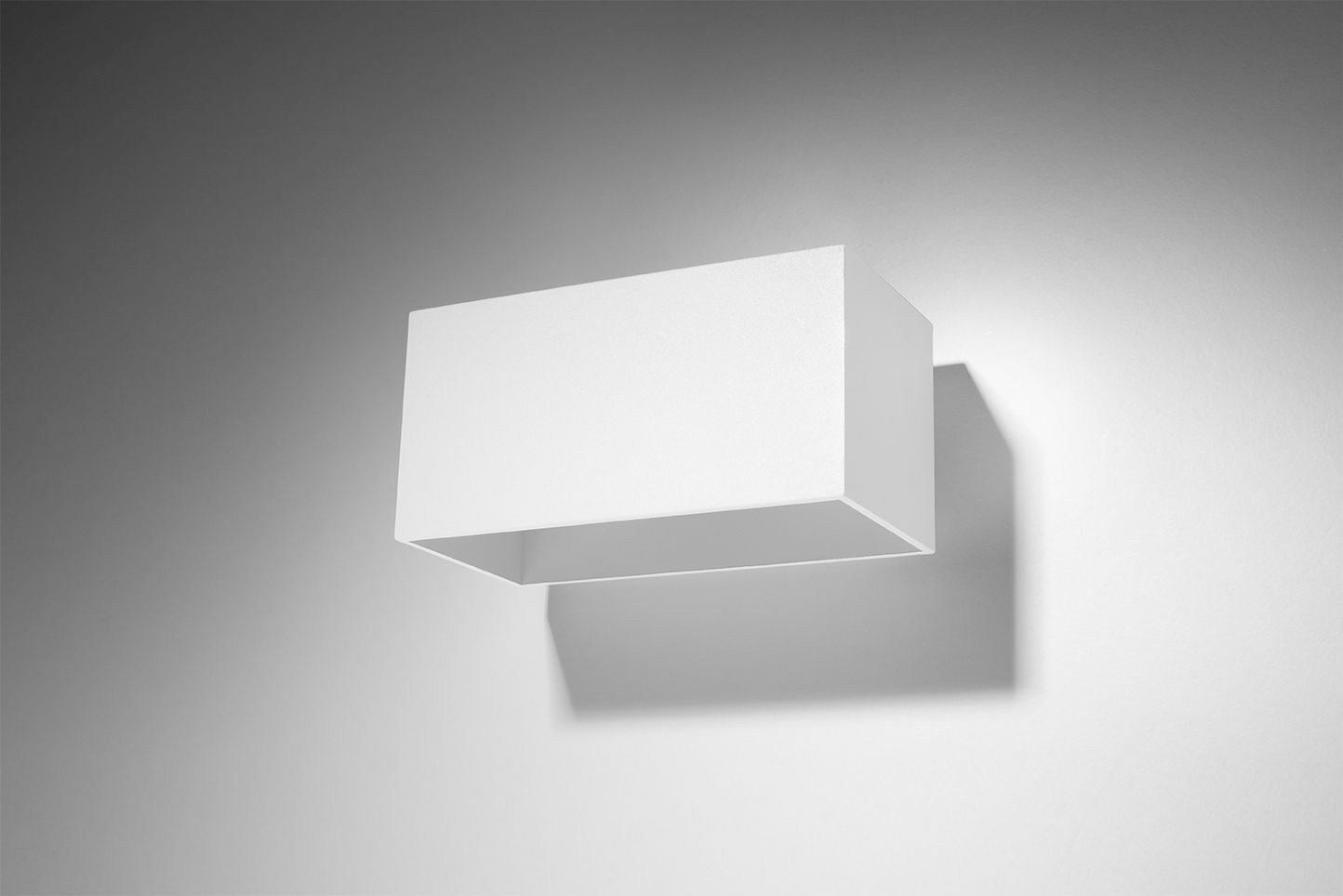 Weiße Wandlampe Up Down eckig 2x G9 Flurbeleuchtung