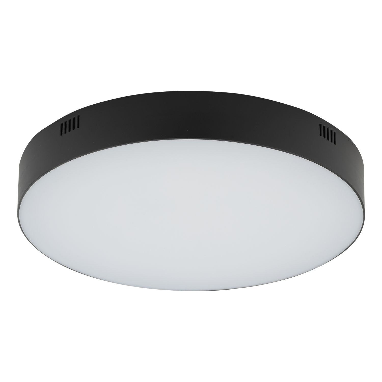 LED Deckenleuchte Schwarz Ø 30 cm 3000 K 4300 lm innen