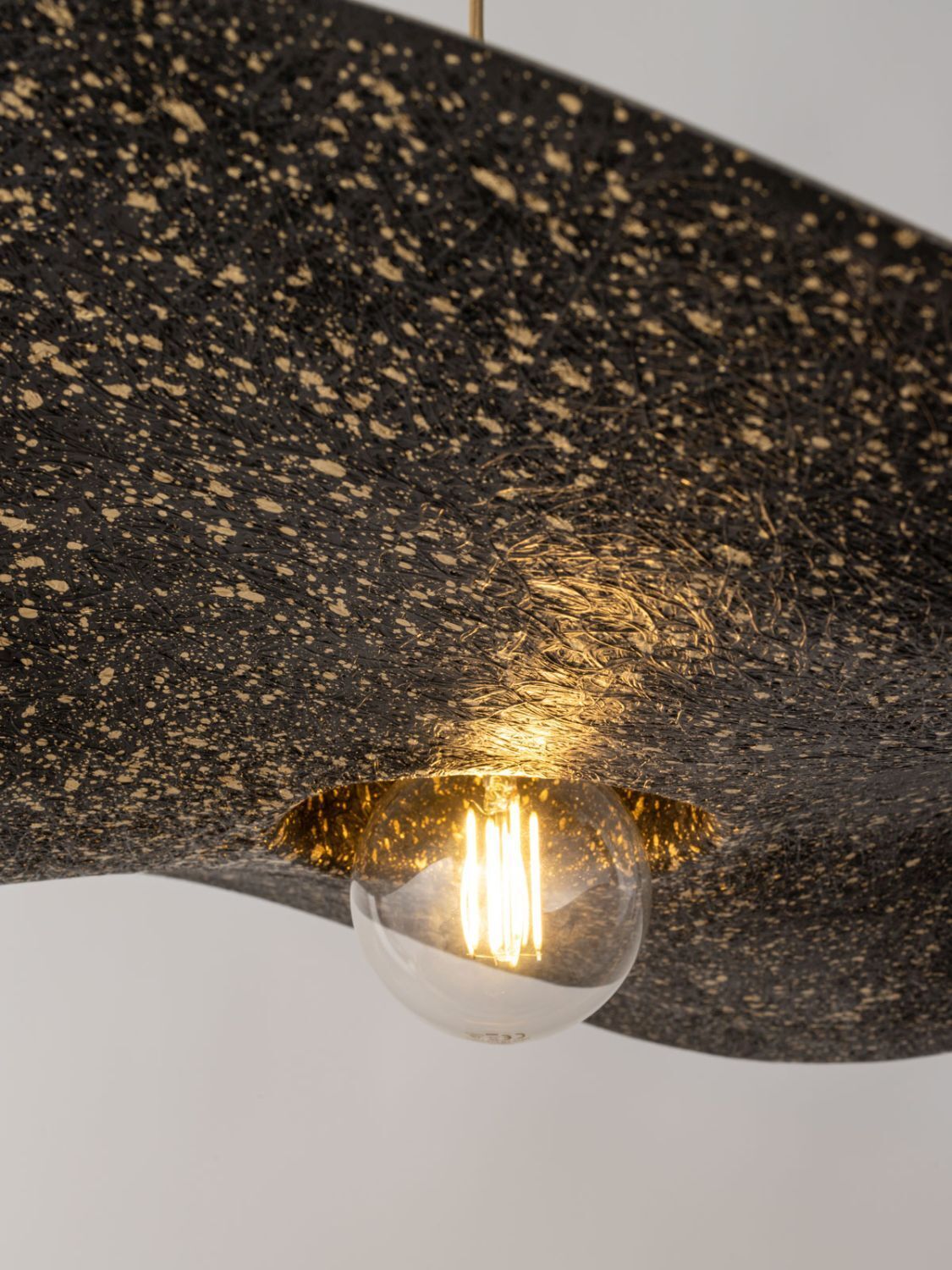 Hängelampe E27 Gold Schwarz Esszimmer Modern