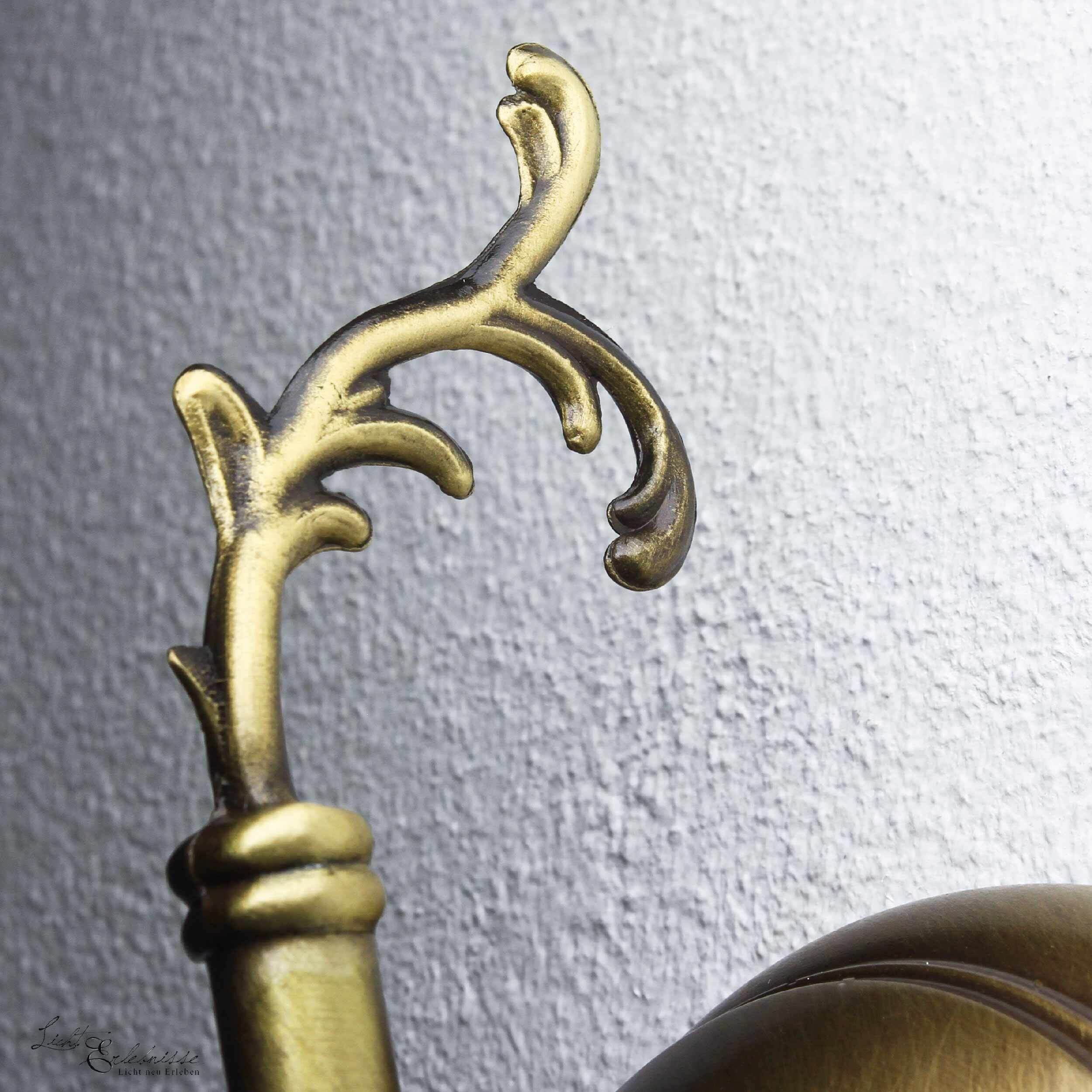 Jugendstil Wandleuchter E14 Ginevra Bronze, Elektronik, Hardware