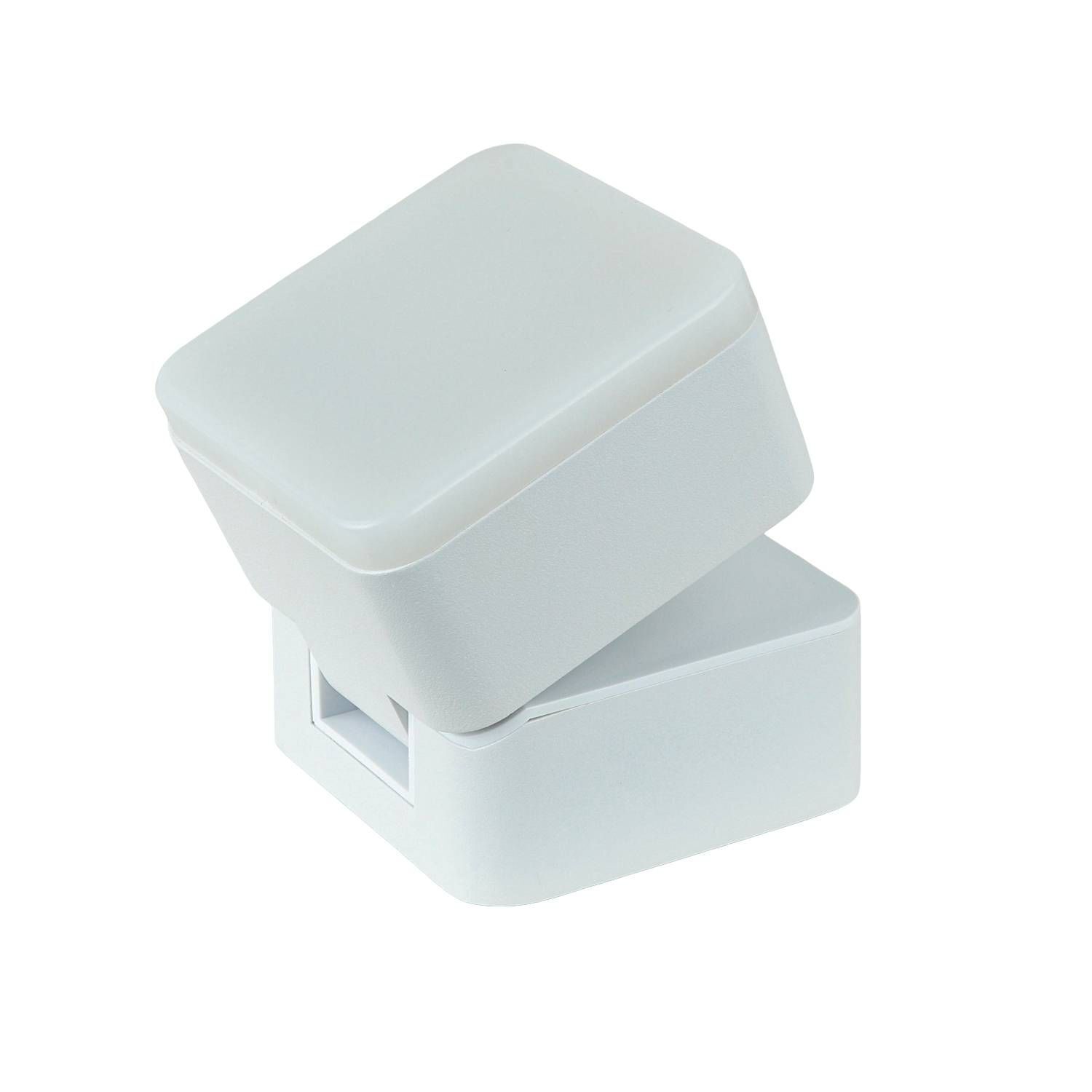 Aufkleberhalter, Klebebandabroller, Kiste, Kabelbox, Eckiges Design