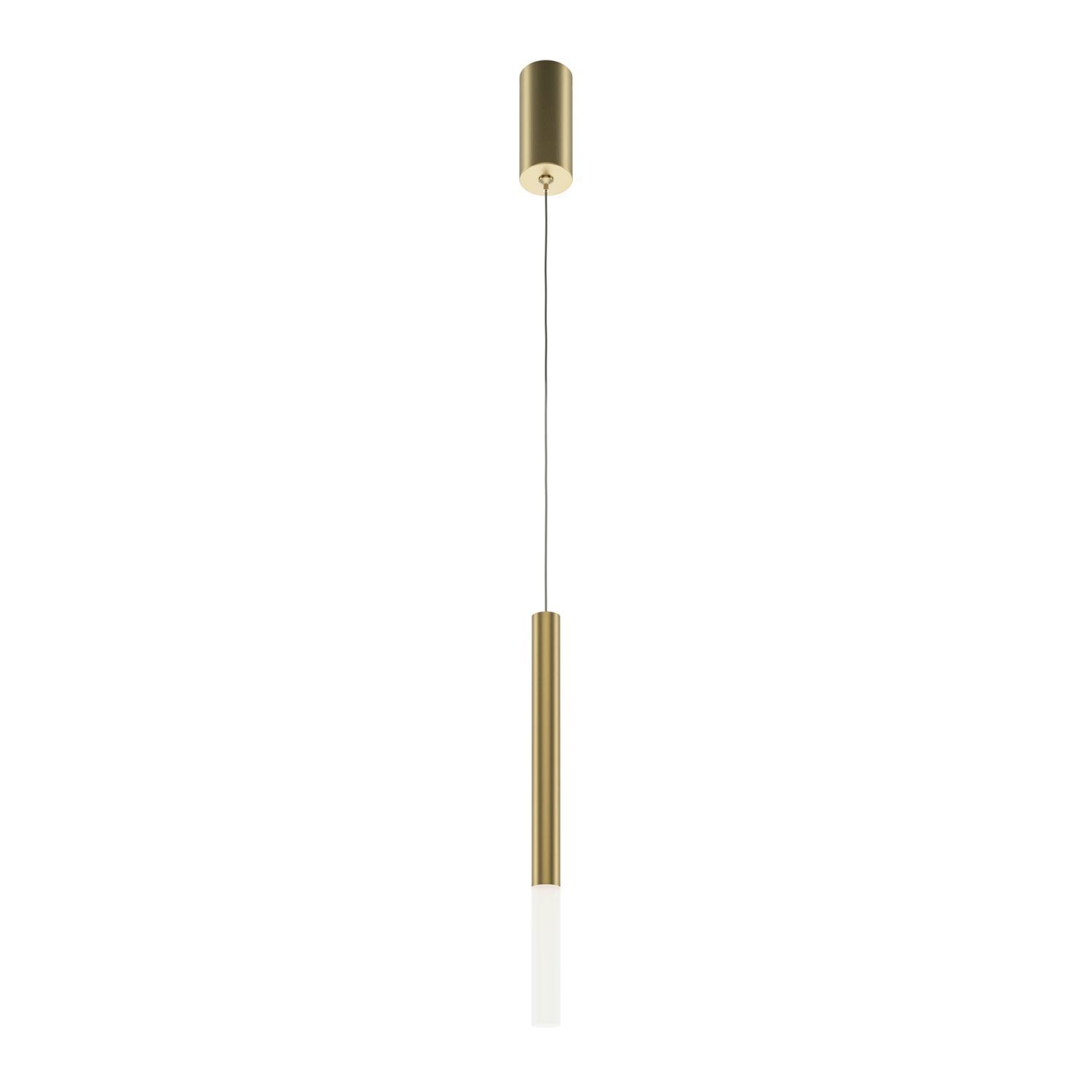 LED Hängeleuchte Aluminium rund D: 3 cm H: max. 345 cm