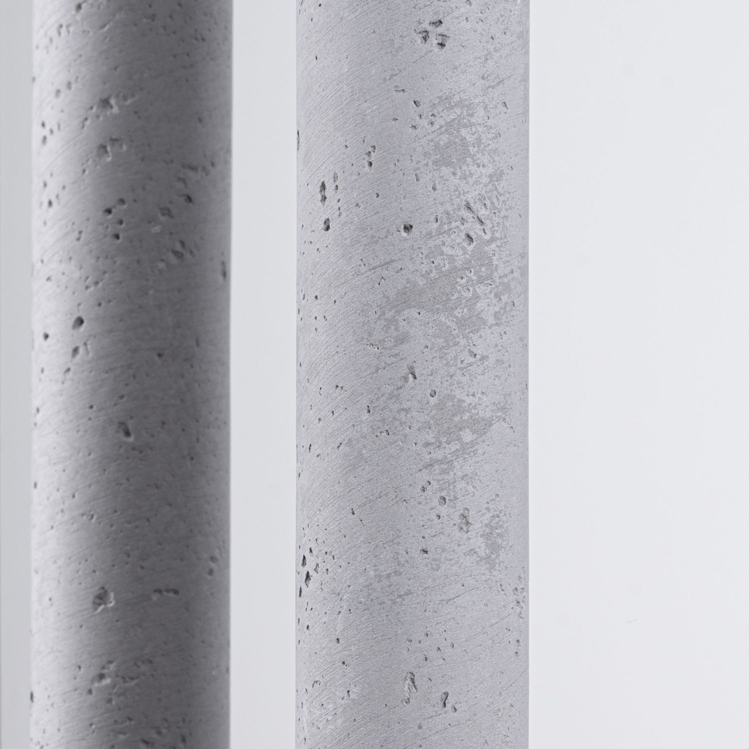 Runde Pendelleuchte Beton Grau G9 L:25 cm akzentuiert Beton, Textur, Säule, Grau, Oberfläche