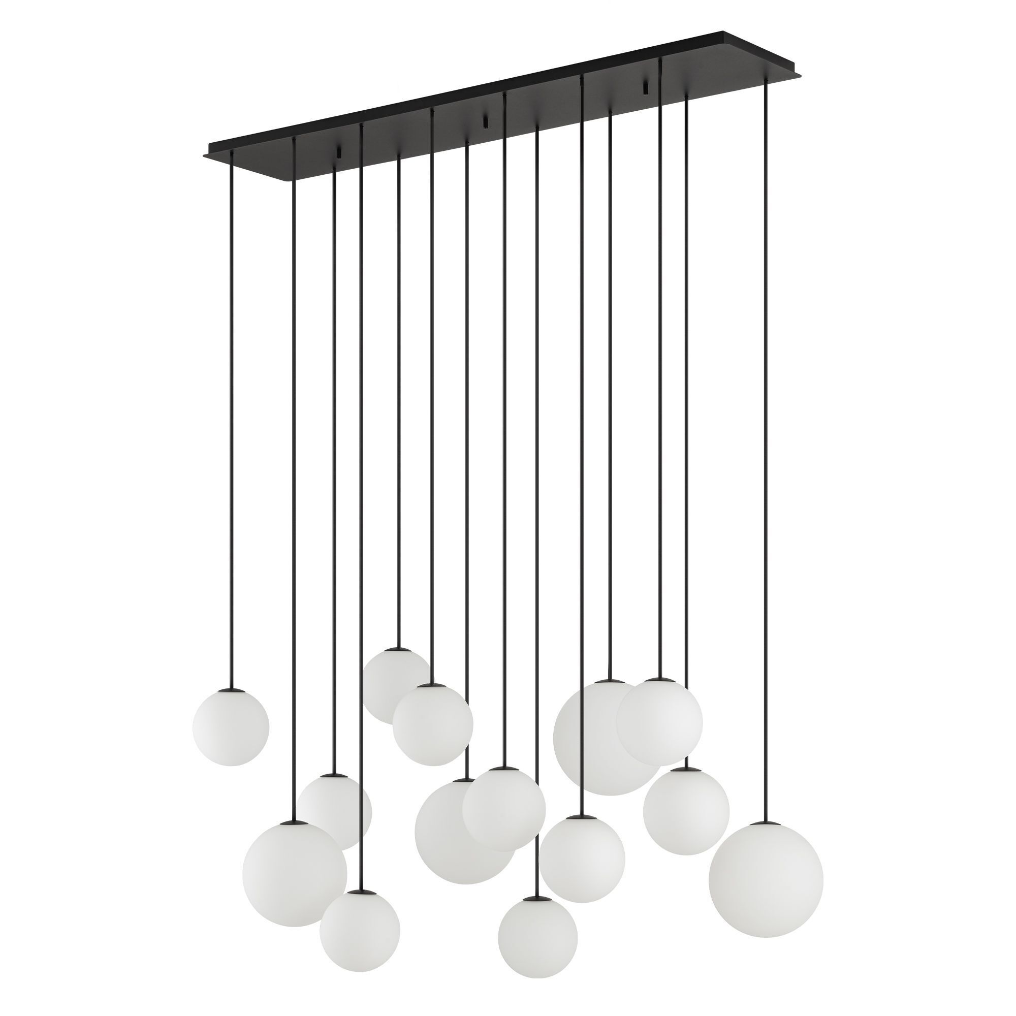 Hängelampe, Pendelleuchte, Glaskugel, Glashalter, LED Licht