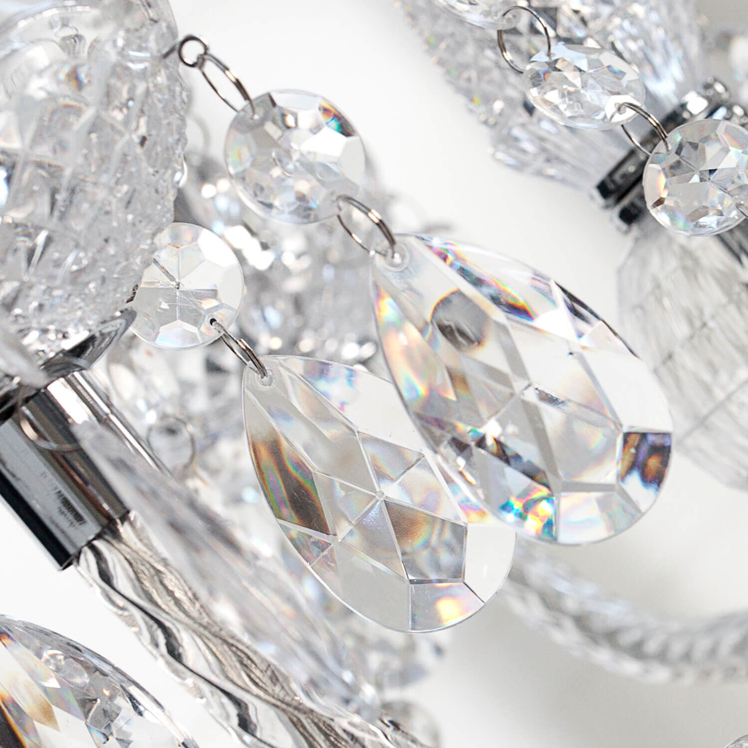 Pendellampe E14 Klassisch imposant Kronleuchter Leuchter, Kristall, Zubehör, Diamant, Ohrring