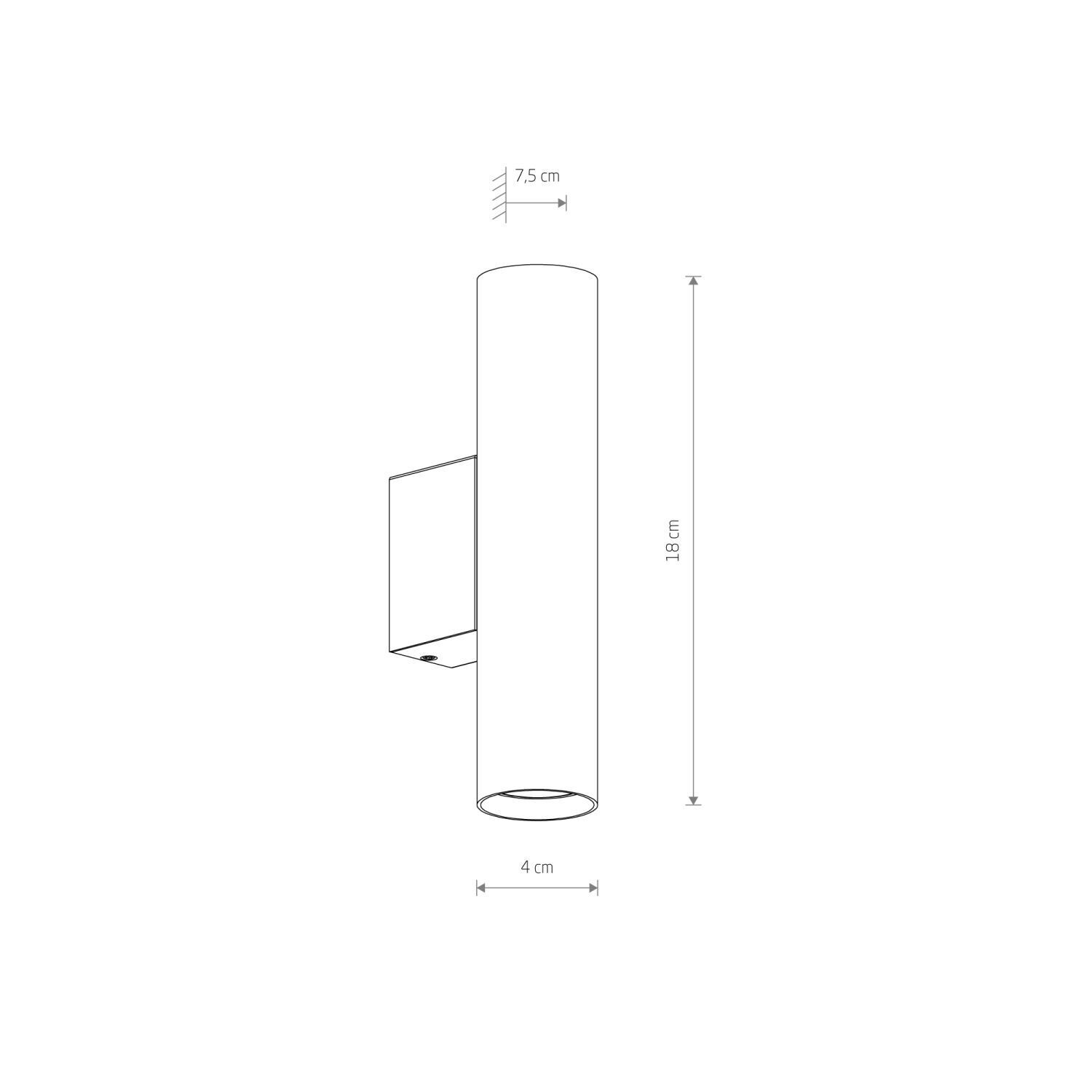 Wandlampe Messing Up Down 2-flammig GU10 R35 innen Flur Treppe