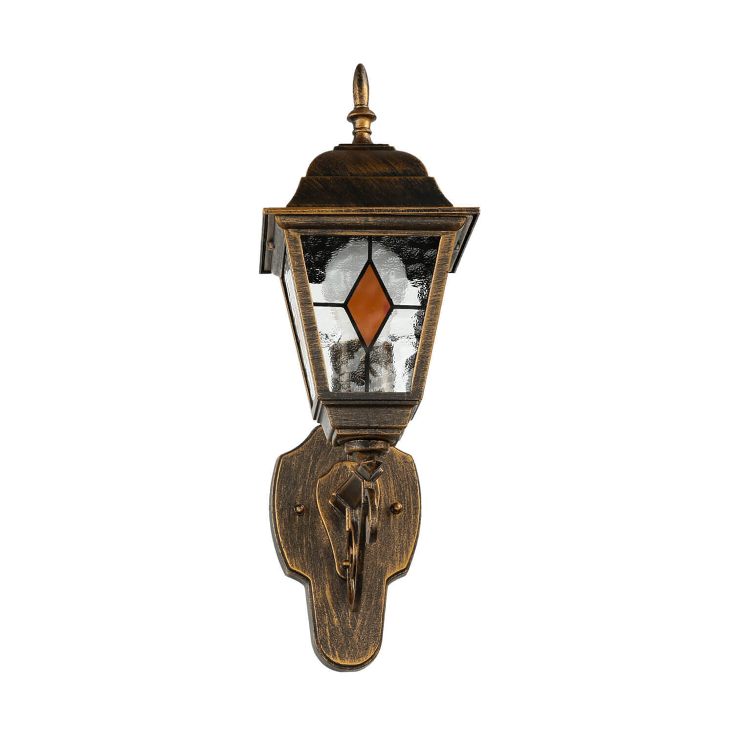 Außenleuchte Wand Rustikal in Kupfer antik IP44 E27 Bronze, Lampe