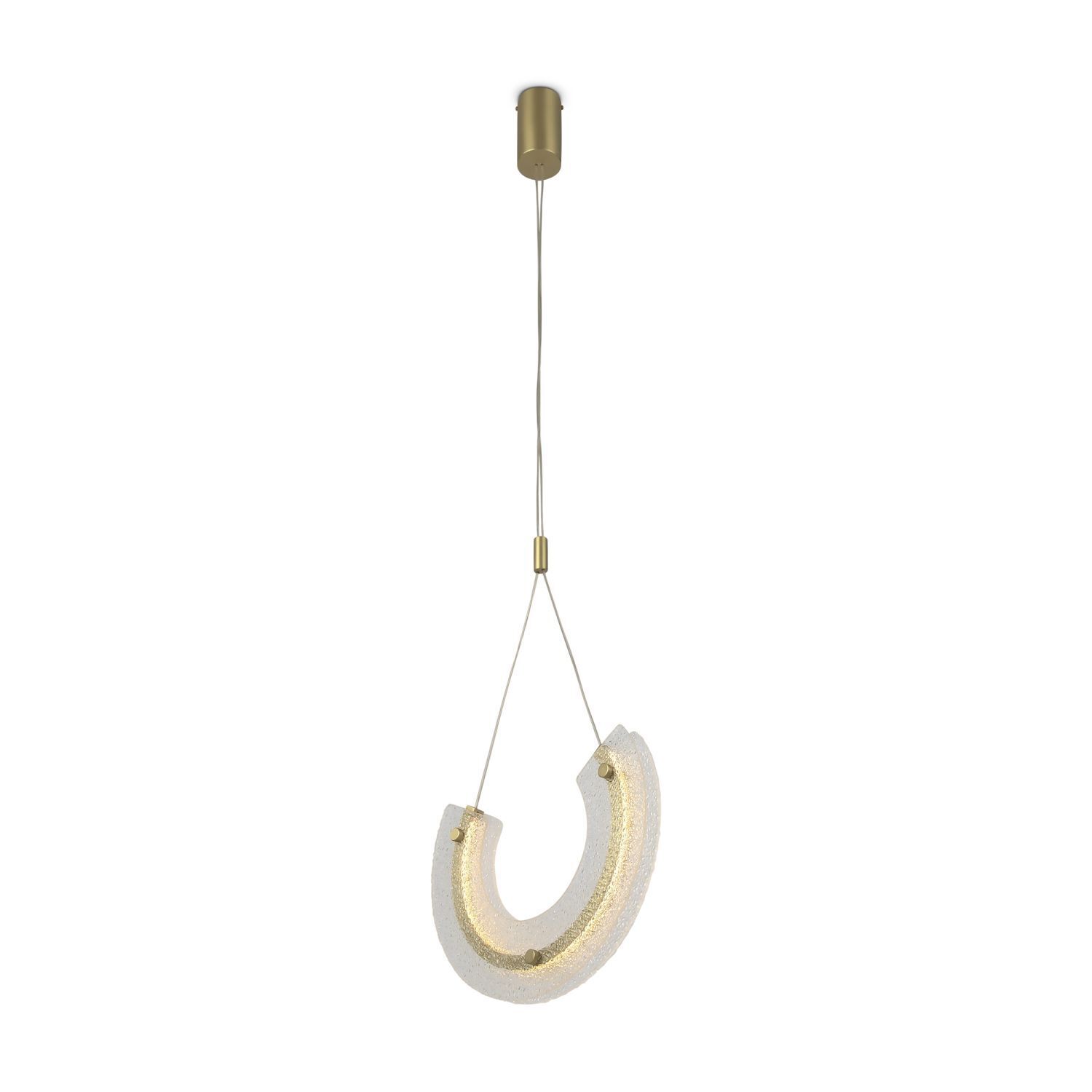 LED Hängeleuchte Aluminium Glas H: max. 186,5 cm 350 lm