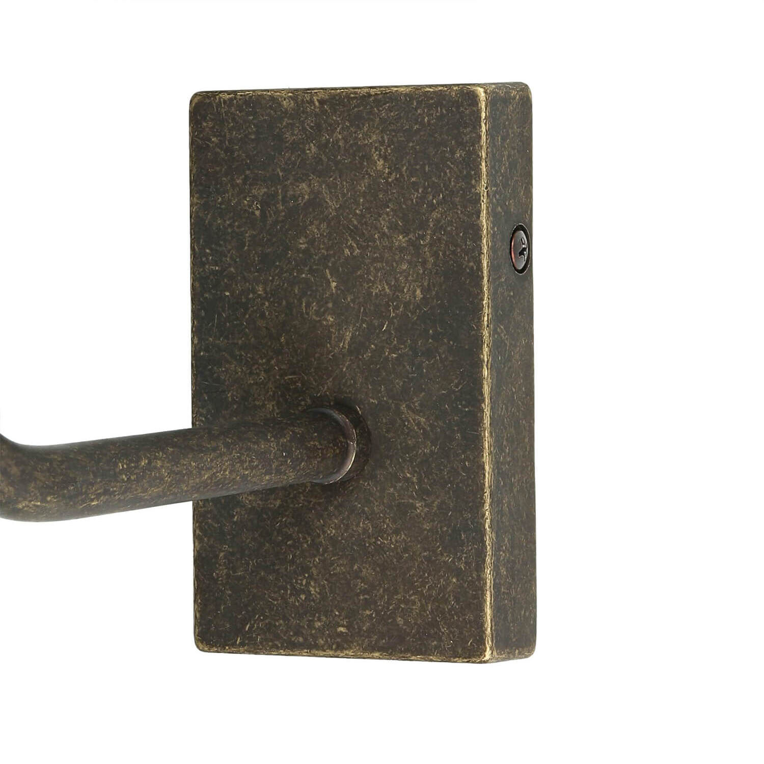 Messing Wandleuchte E27 Beige Stoff Schirm Griff, Bronze