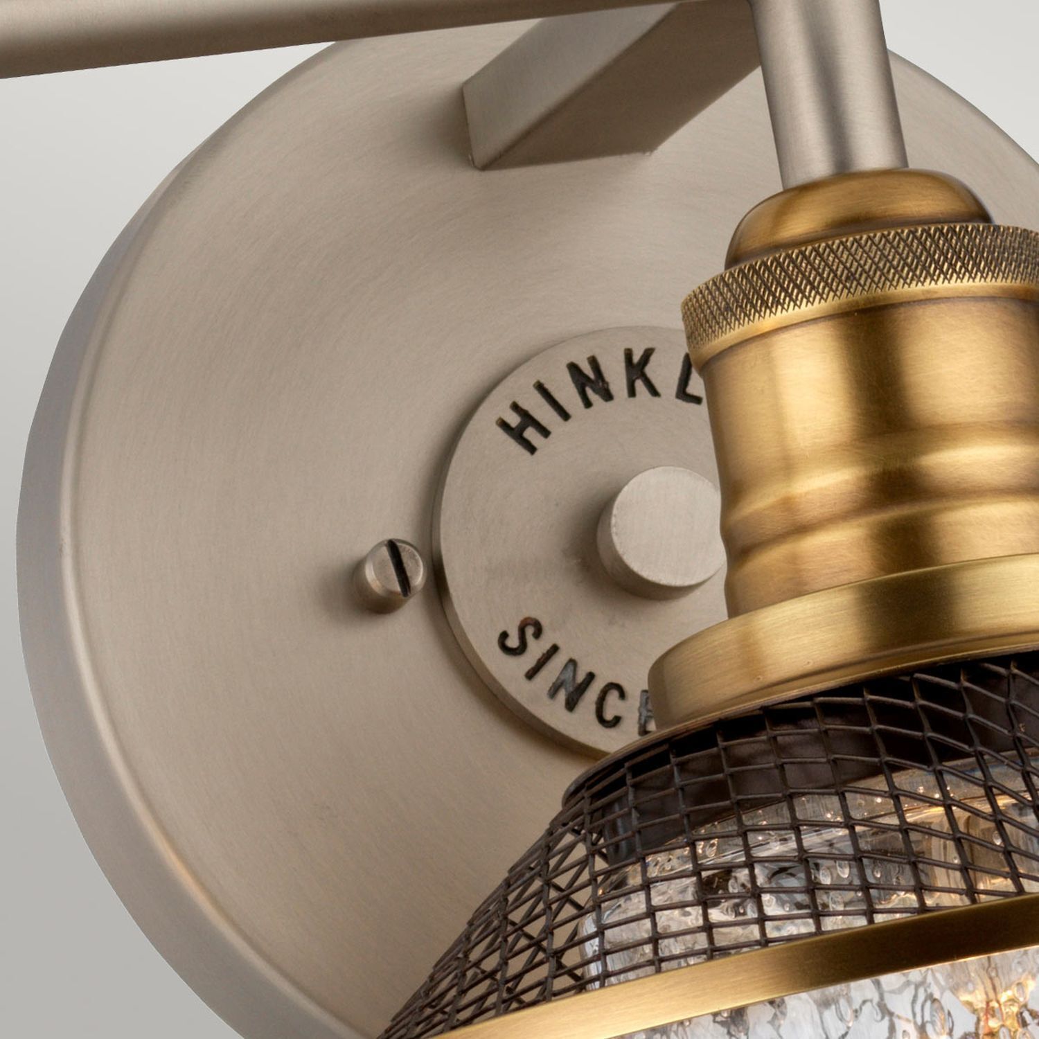 Bad Lampe Spiegel Metall Glas 68,6 cm breit IP44 3x E27 Beleuchtung, Drinnen, Lampe