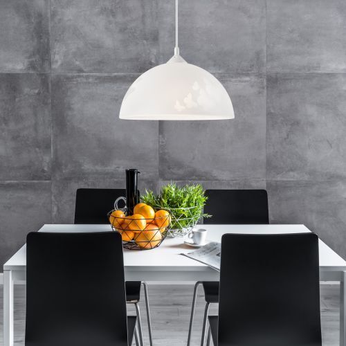 Pendelleuchte Esstisch Grau Glas Wohnzimmer Lampe