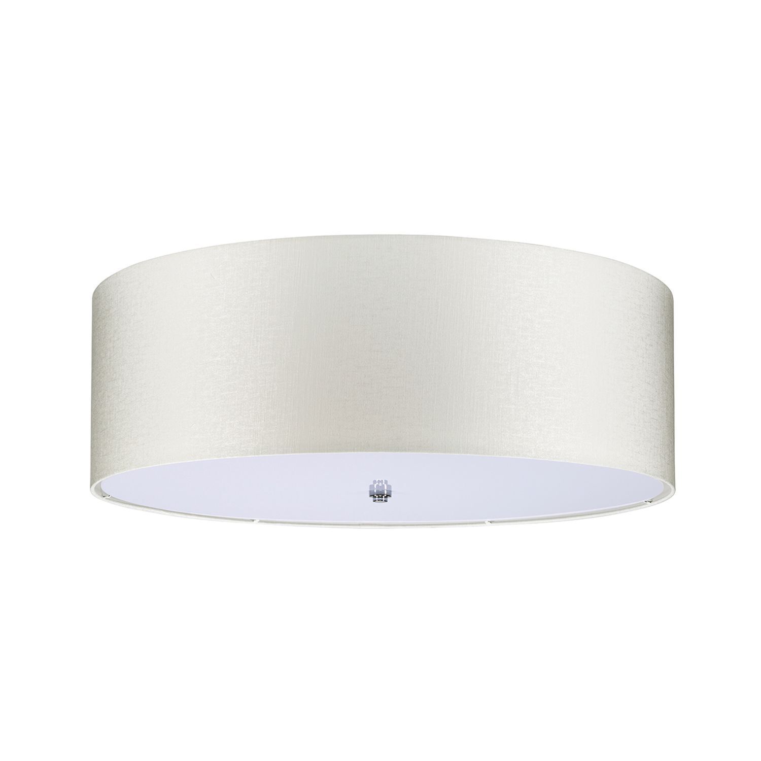 Deckenlampe Schlafzimmer Wohnzimmer Creme Chrom