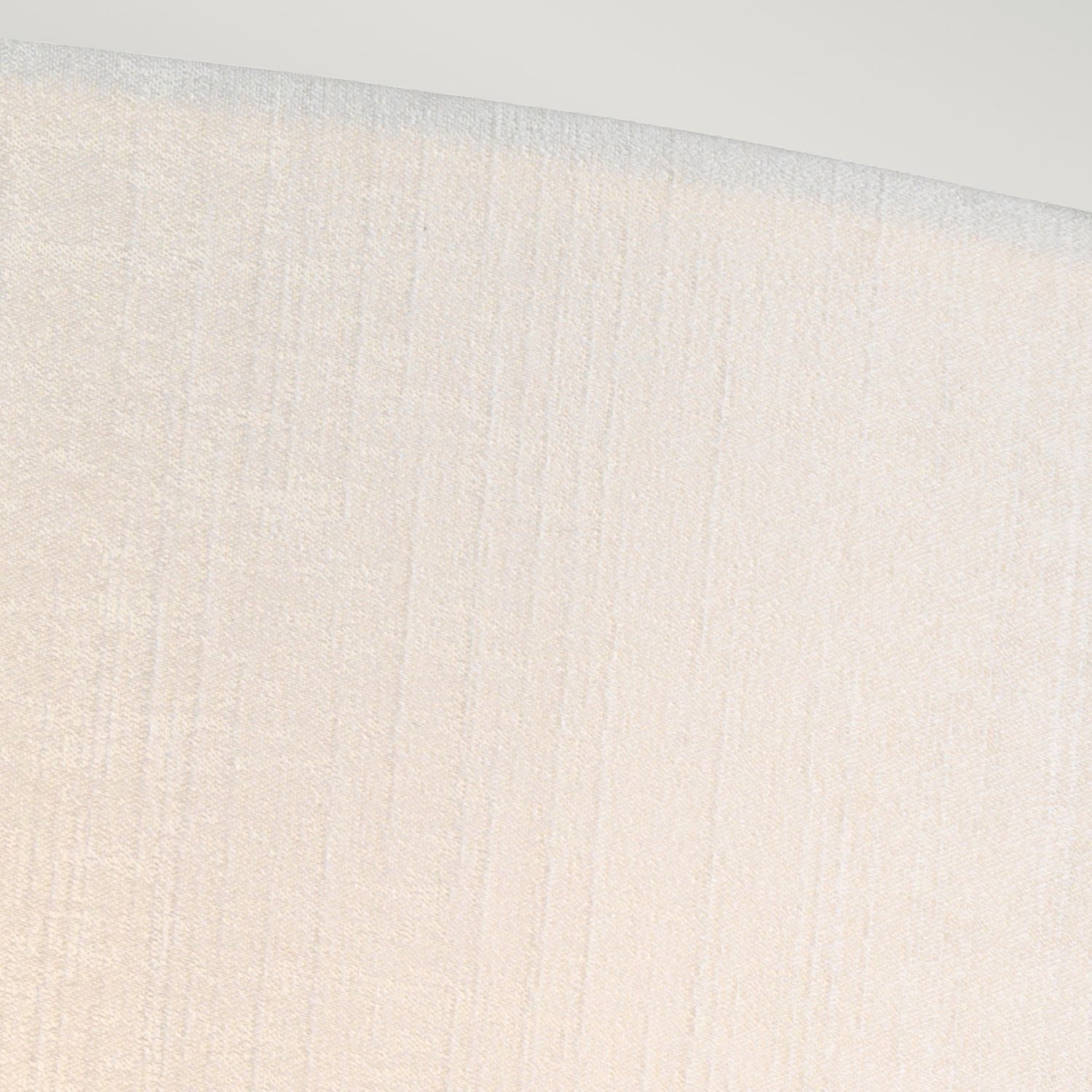 Up Down Wandlampe Stoff Creme Chrom E27 GRASTA
