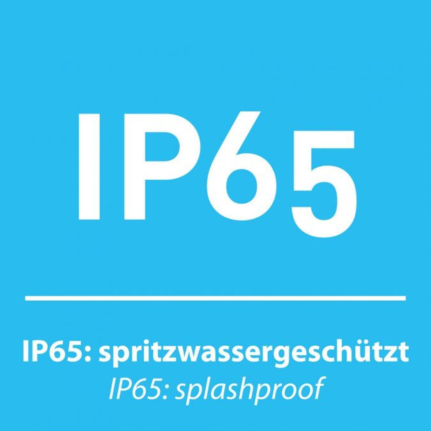 LED Wandleuchte außen Metall IP65 3000 K indirekt Werbung, Plakat, Text