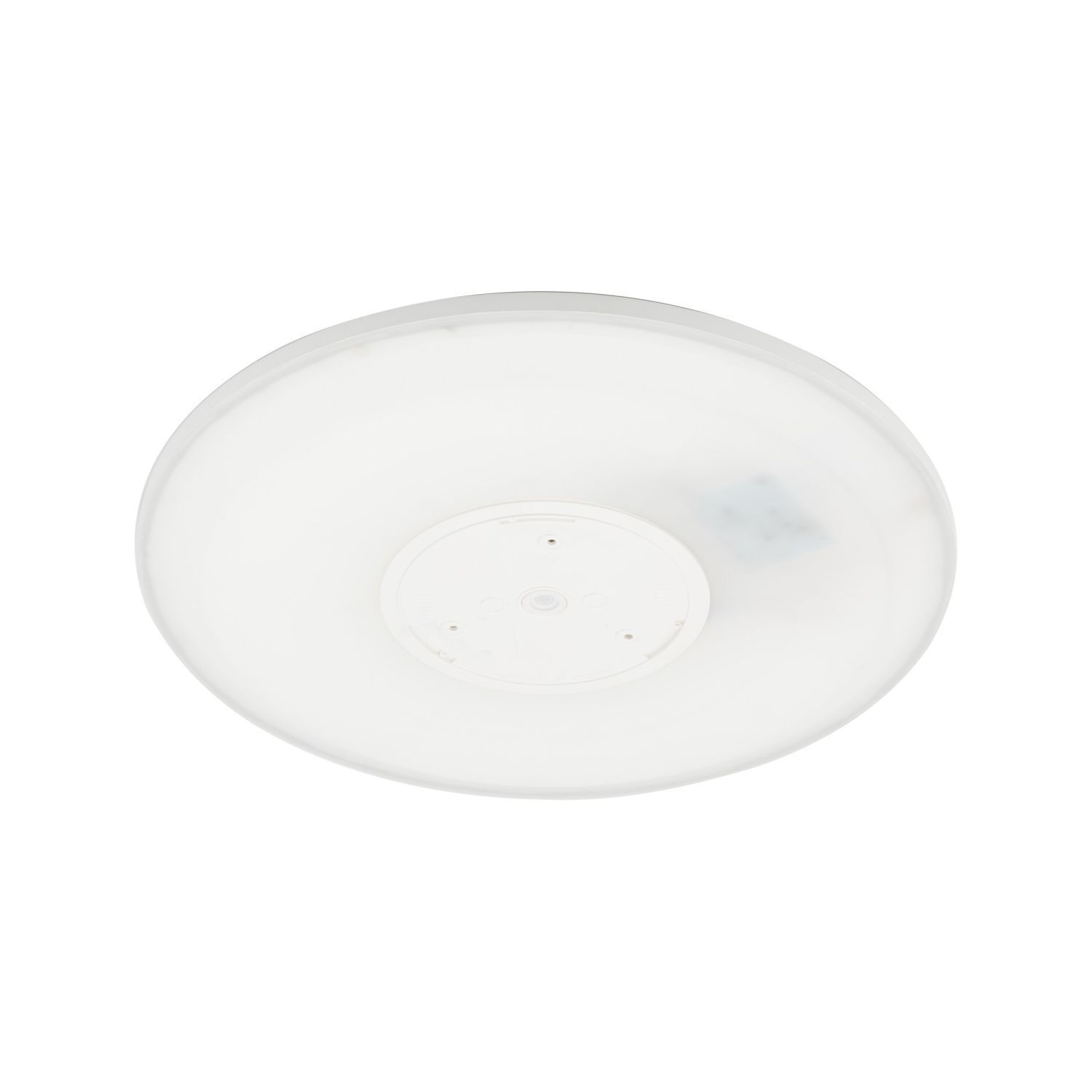 Badezimmerlampe LED Dimmer 3 Lichtmodi IP54 rund Ø 50 cm Weiß Untertasse, Kunst, Porzellan, Töpferei, Deckenleuchte