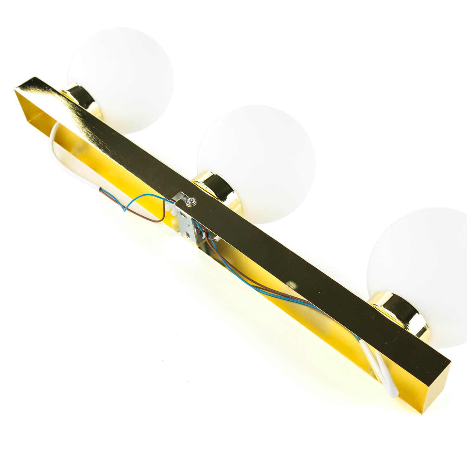 Badleuchte in Gold Weiß Wand Decke STAR Klinge, Rasiermesser, Waffe