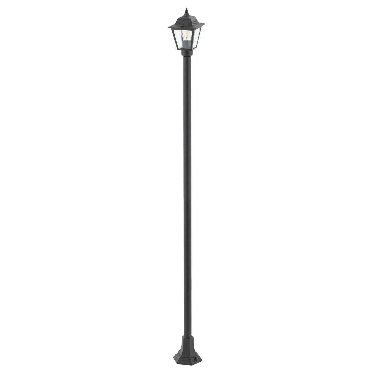 Wegeleuchte 200 cm Schwarz Aluminium Rustikal IP44 E27