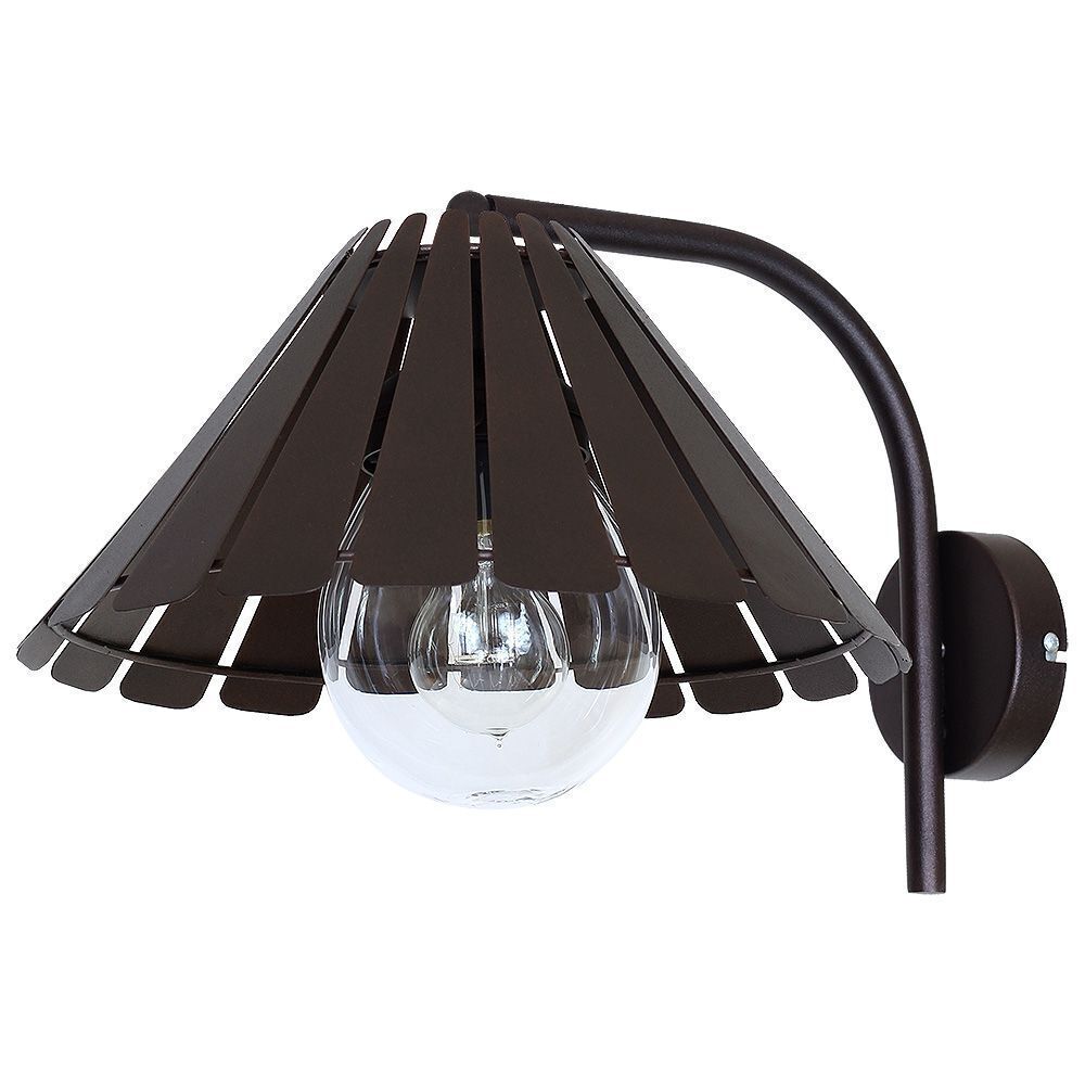 Wandleuchte PAYTON in Braun Beleuchtung, Leuchte, Lampe