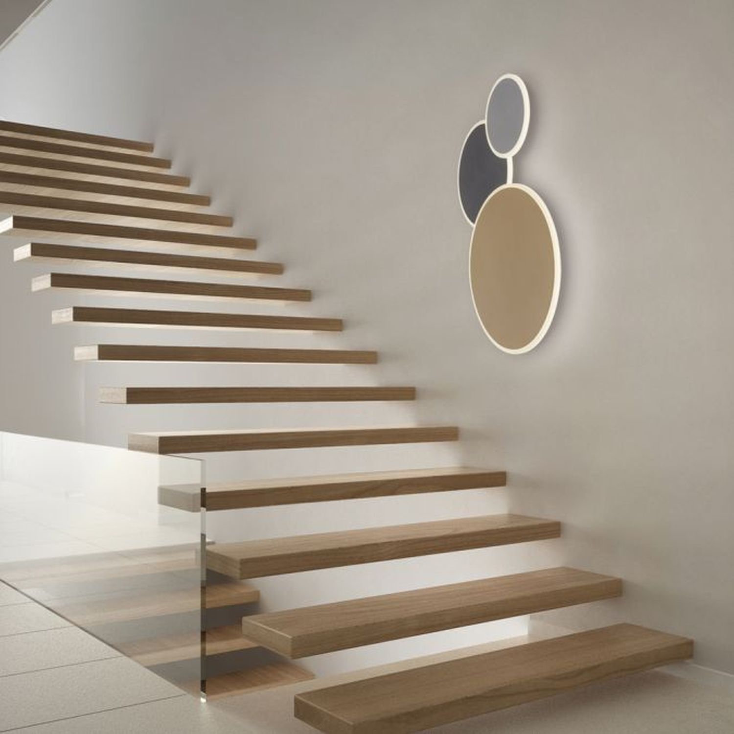 Wohnen, Treppe, Holz, Innenarchitektur, Hartholz