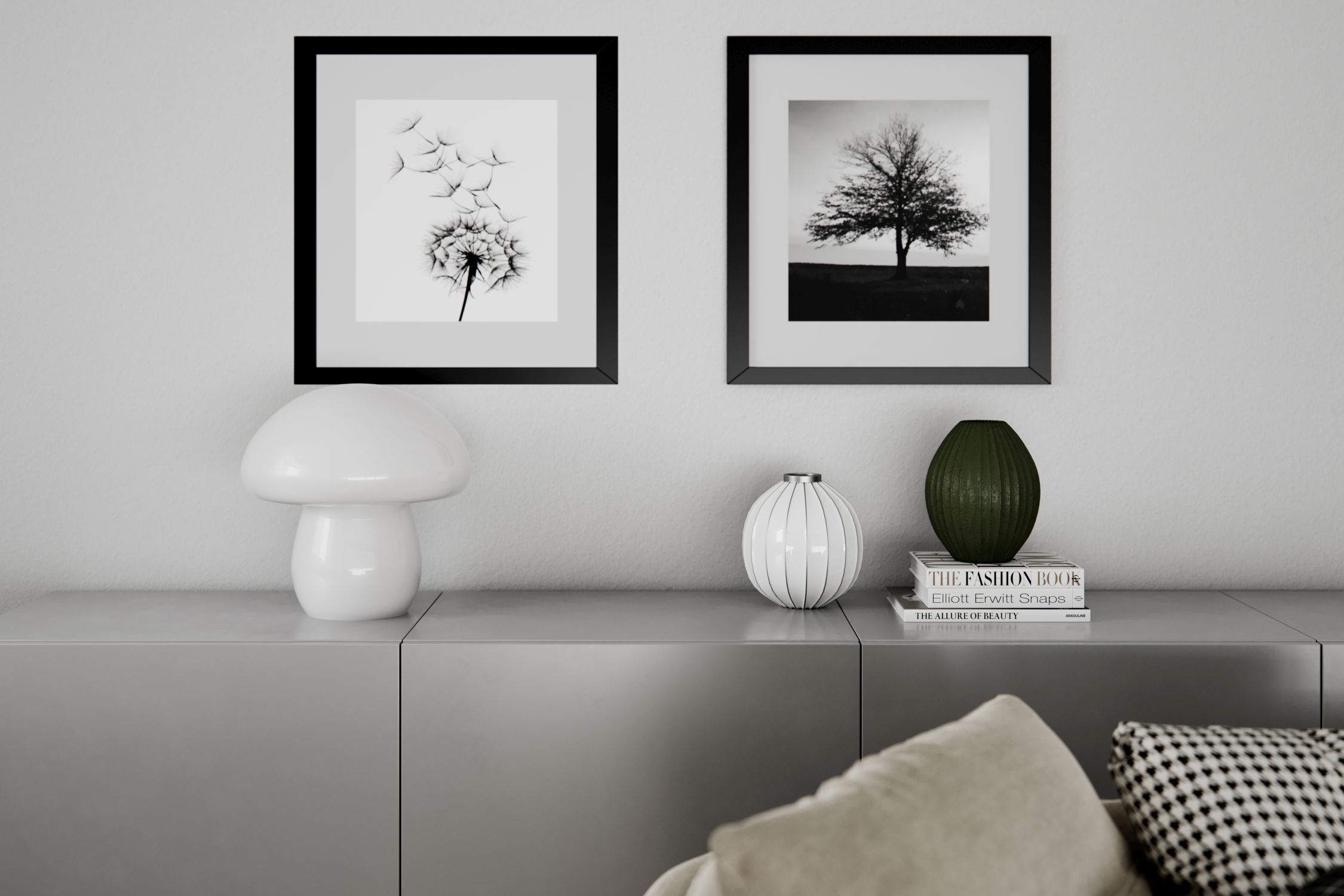 Kissen, Dekoration für Zuhause, Innenarchitektur, Pflanze im Topf, Kunst