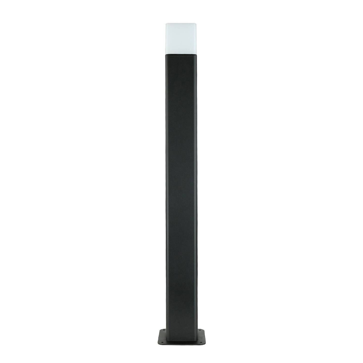 Pollerleuchte LED Aluminium 50 cm 10 W 900 lm IP44 Lautsprecher-Säule, Lautsprecher, Schwarz, Bodenständer, Kabellos?