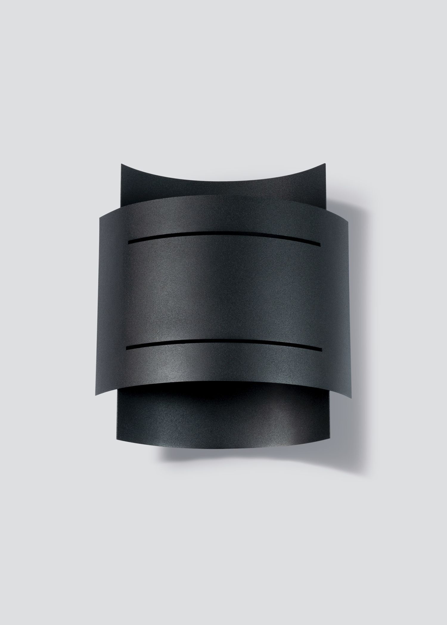 Wandlampe innen Schwarz Metall Up Down indirektes Licht