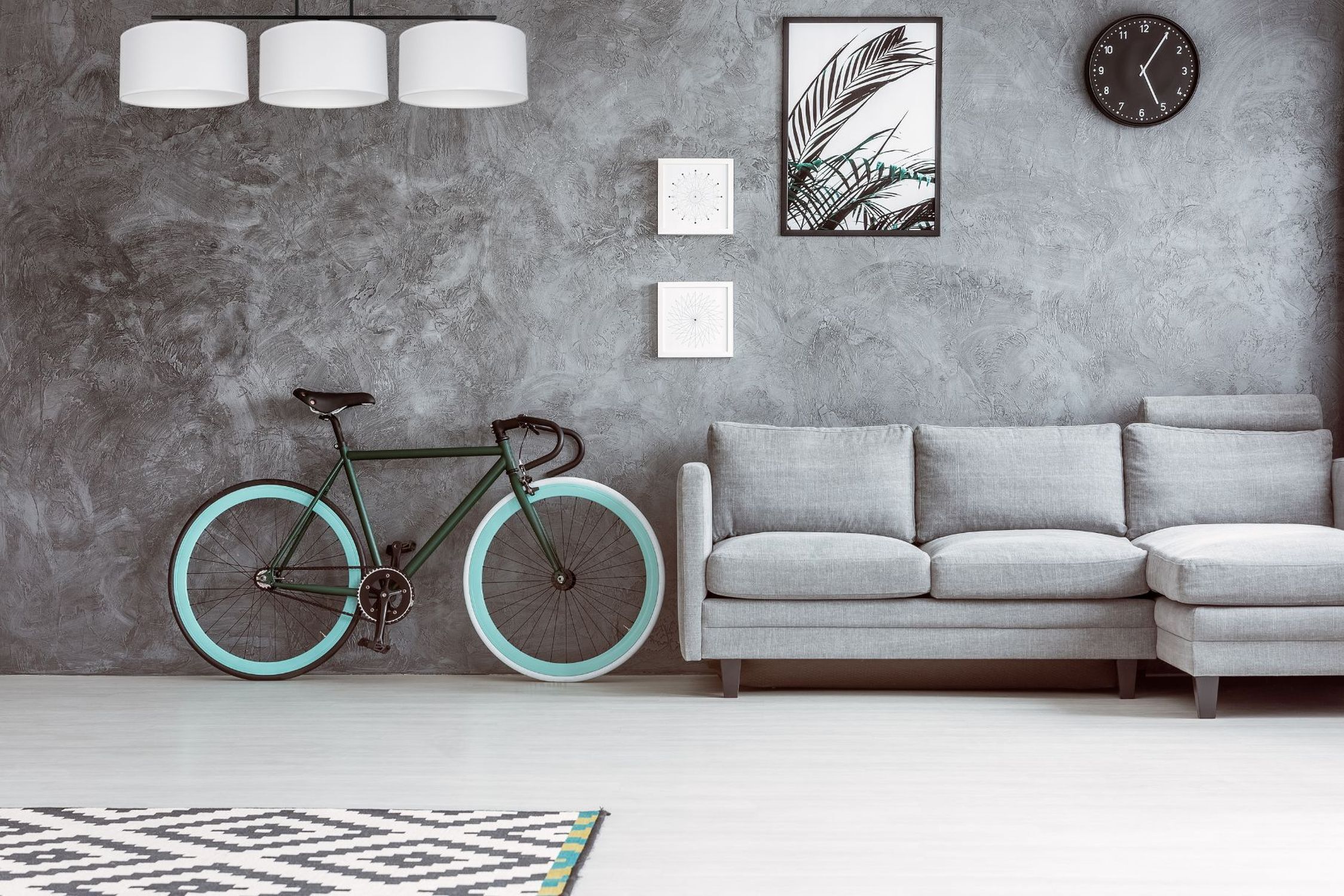 Blendarme Deckenleuchte Stoff Schwarz Weiß E27 3-flmg Fahrrad, Bicycle, Mintgrün, Rennrad, Wohnzimmerdekoration