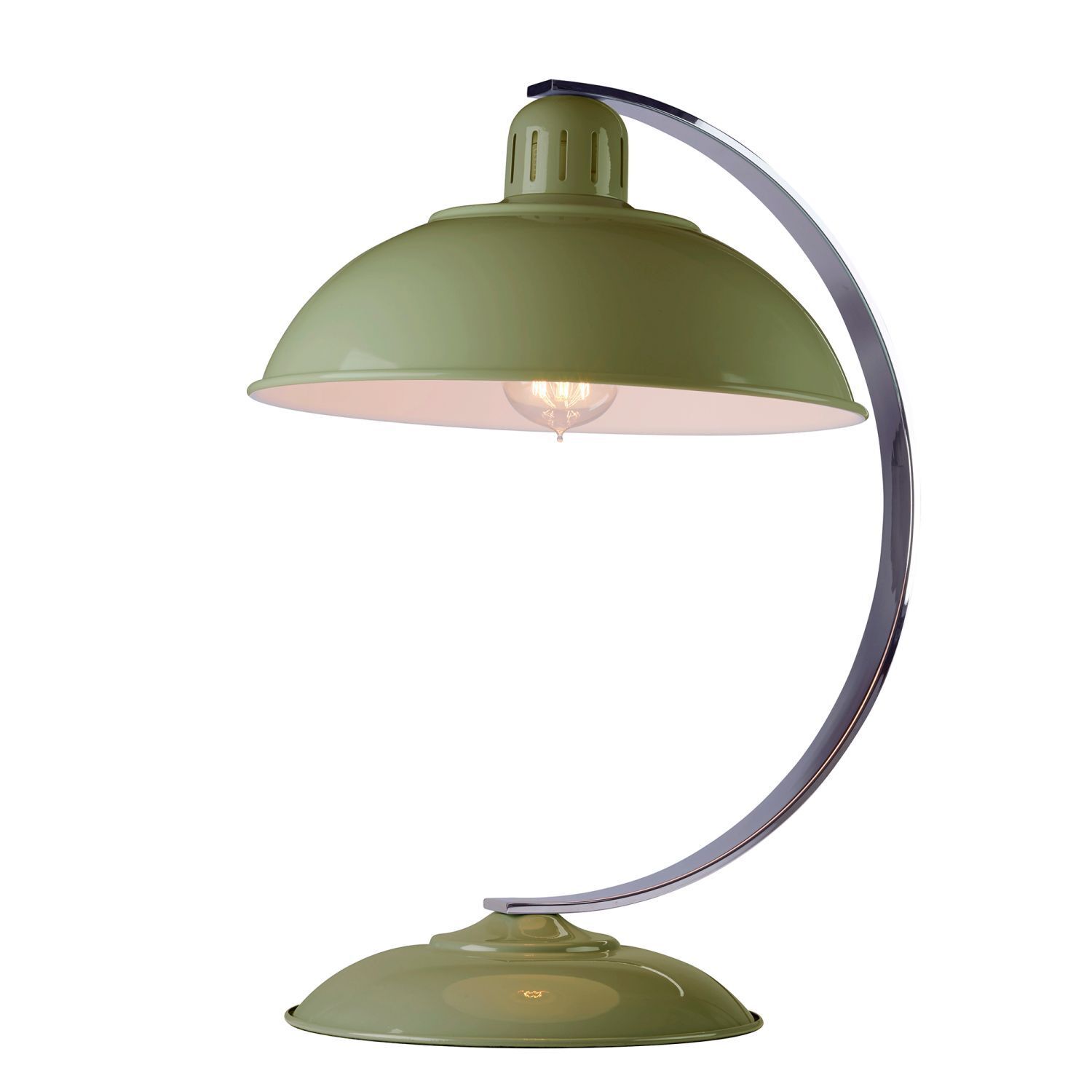 Tischleuchte SECRETER Grün H:46cm Bauhaus Lampe