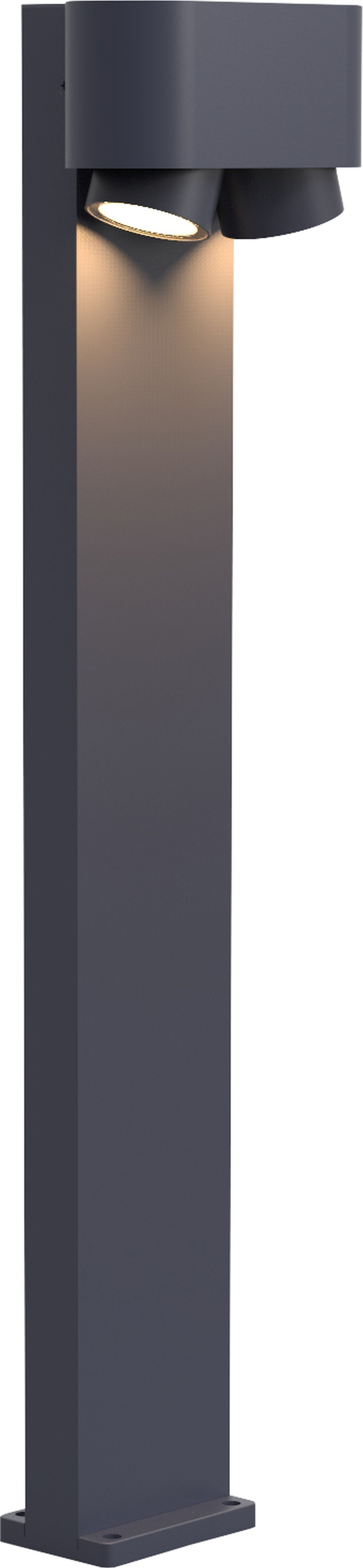 Wegeleuchte Aluminium GU10 2-flmg 75 cm IP44 Anthrazit
