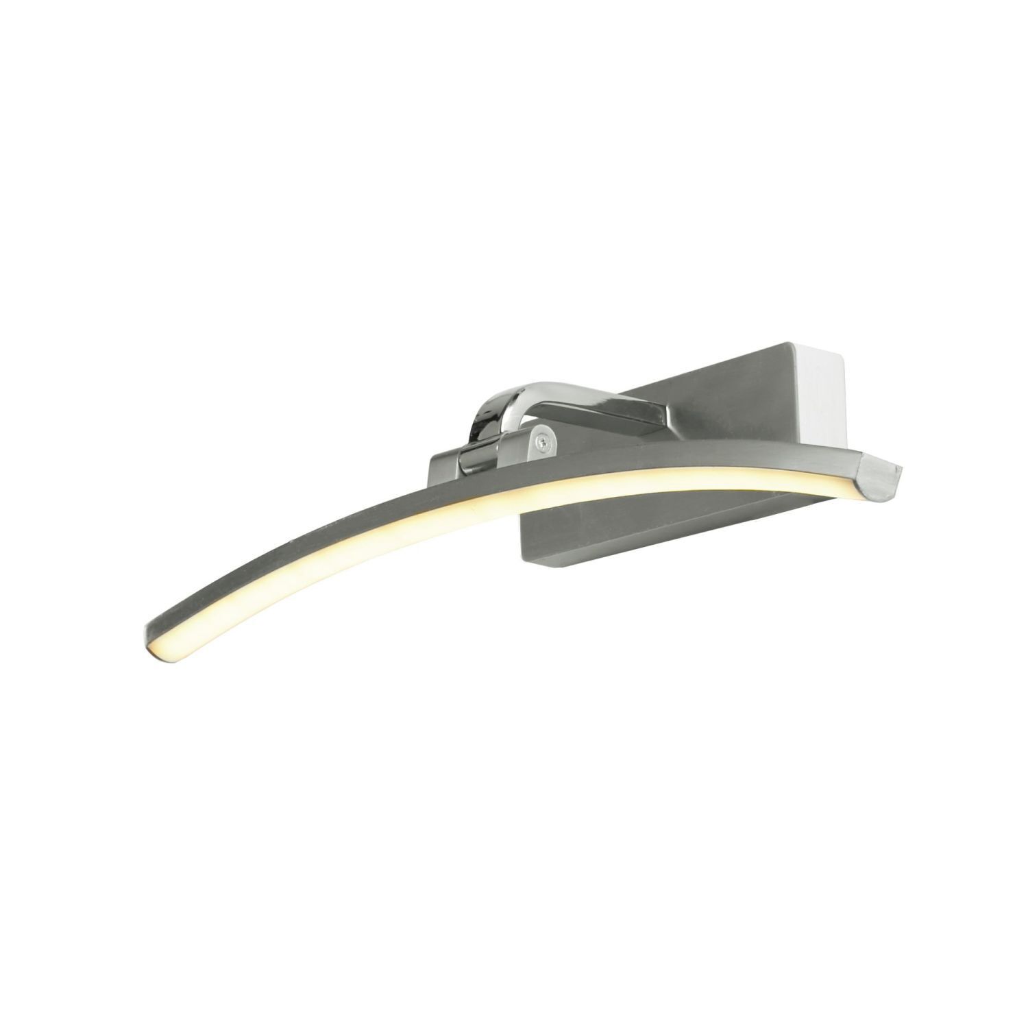 LED Bilderleuchte mit Schalter in Silber 3000 K 404 lm