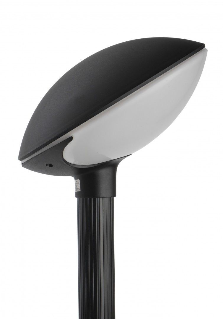 Moderne Wegeleuchte außen IP55 74cm E27 Schwarz