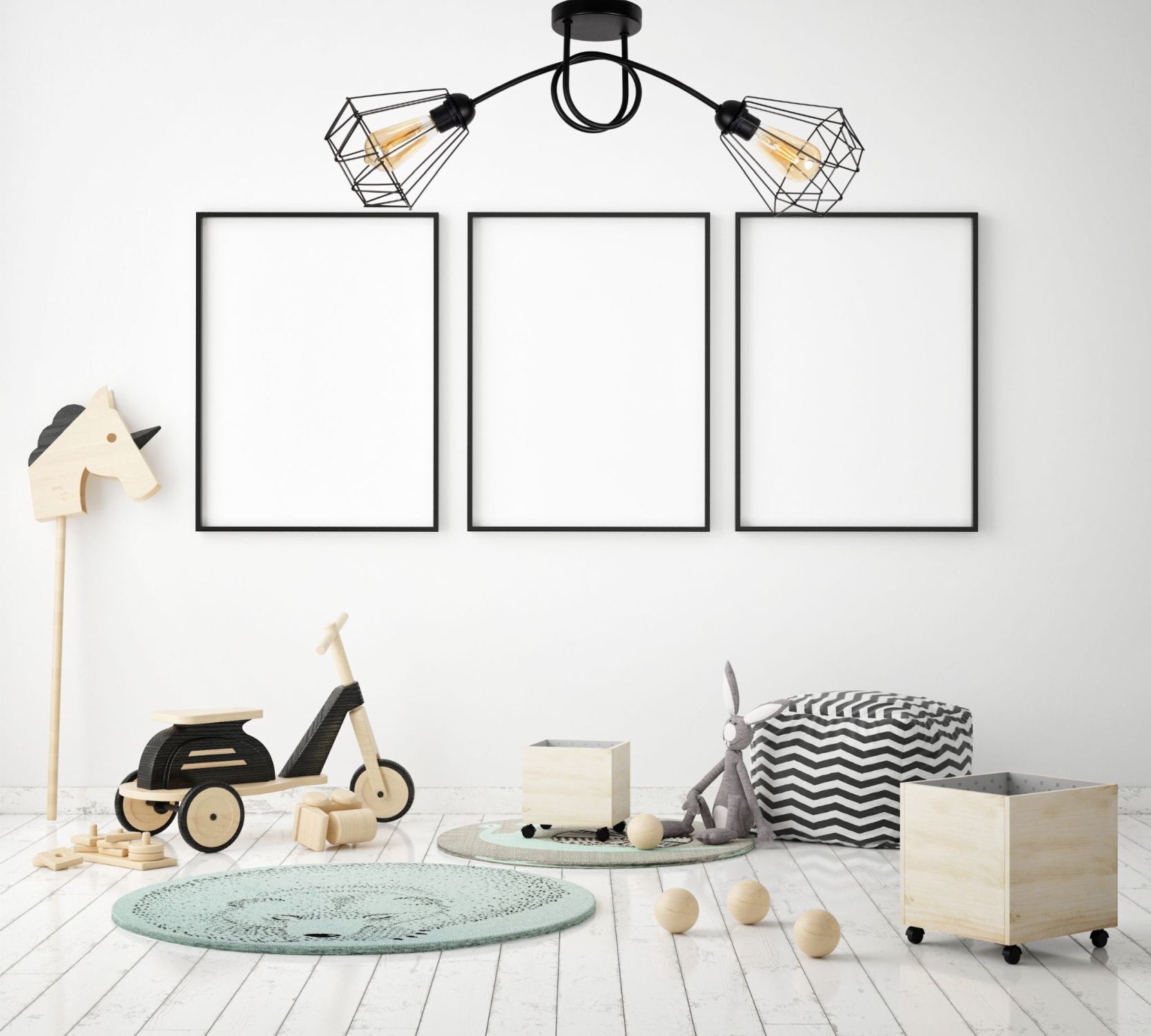 Schwarze Deckenlampe Retro Metall E27 L:90 cm 2-flammig Dekoration für Zuhause, Innenarchitektur, Teppich, Mobiliar, Wohnzimmer