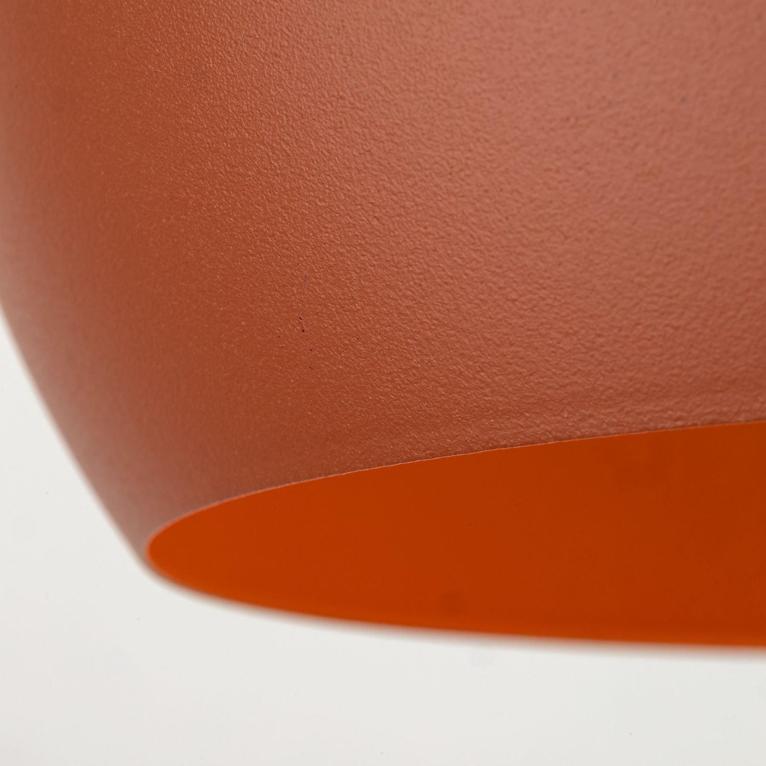 Pendelleuchte Metall Rot Ø 17 cm rund E27 Kugel Schirm