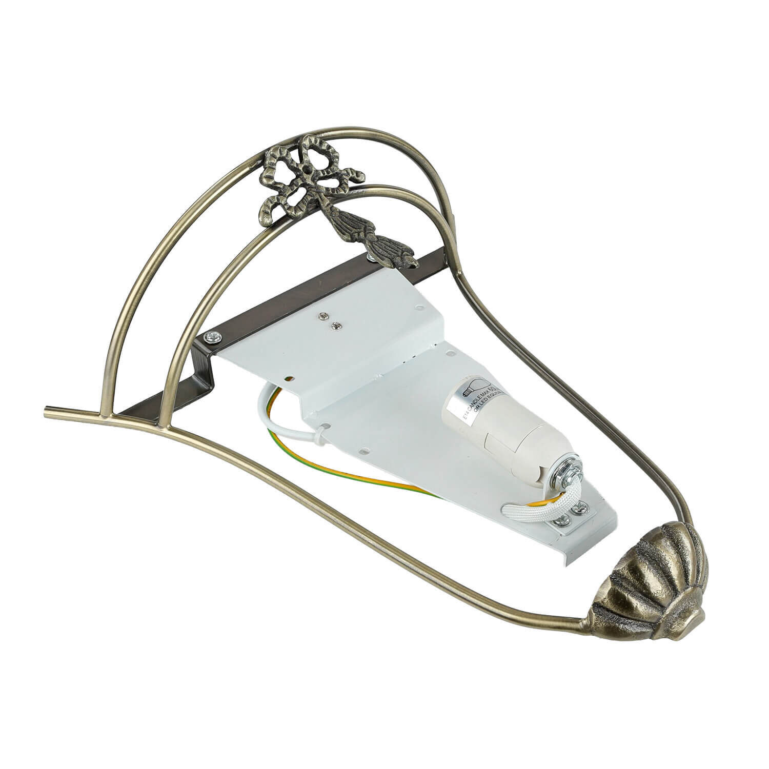 Jugendstil Wandleuchte Wandlampe Bronze