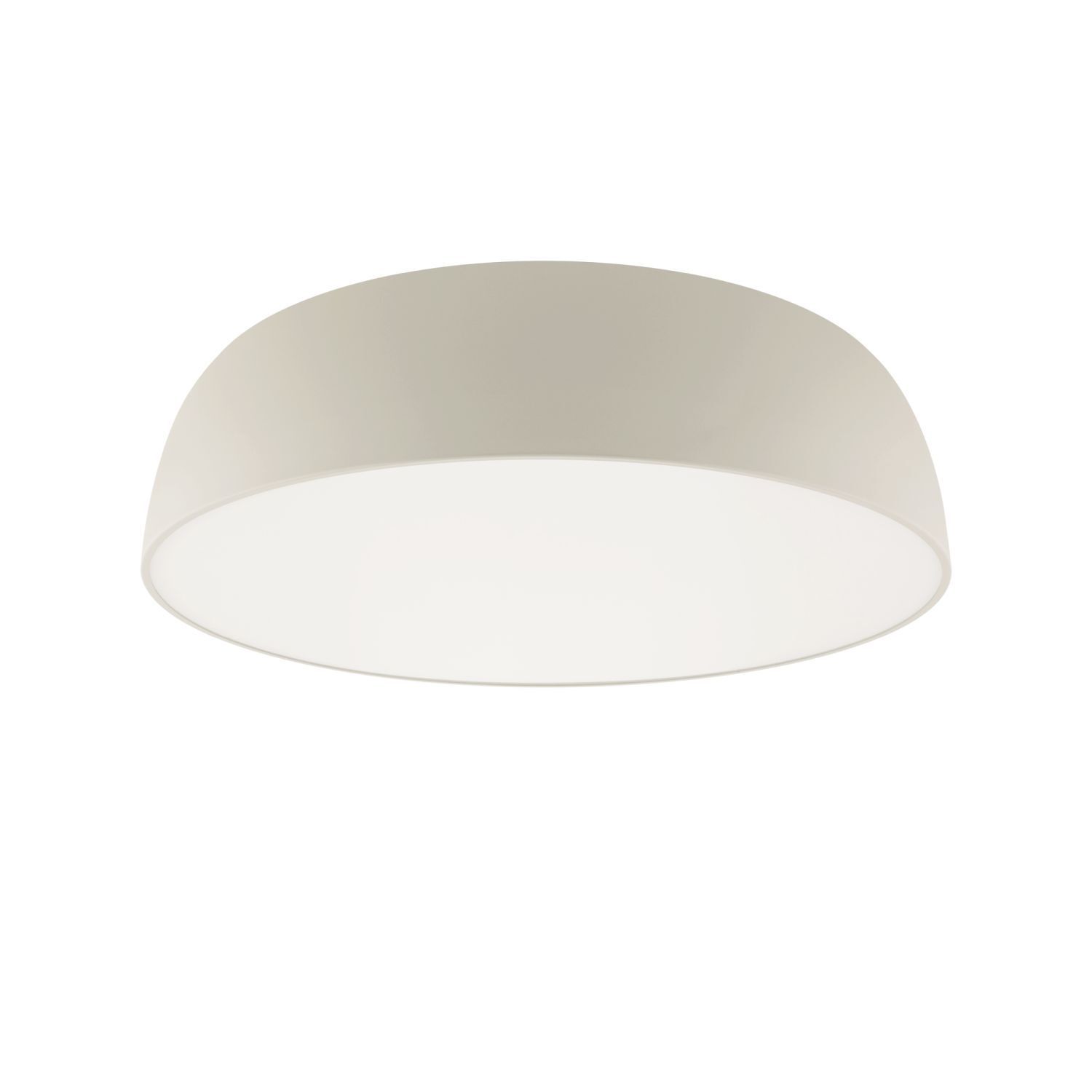 Blendarme Deckenlampe Metall E27 Ø58 cm Grau wohnlich