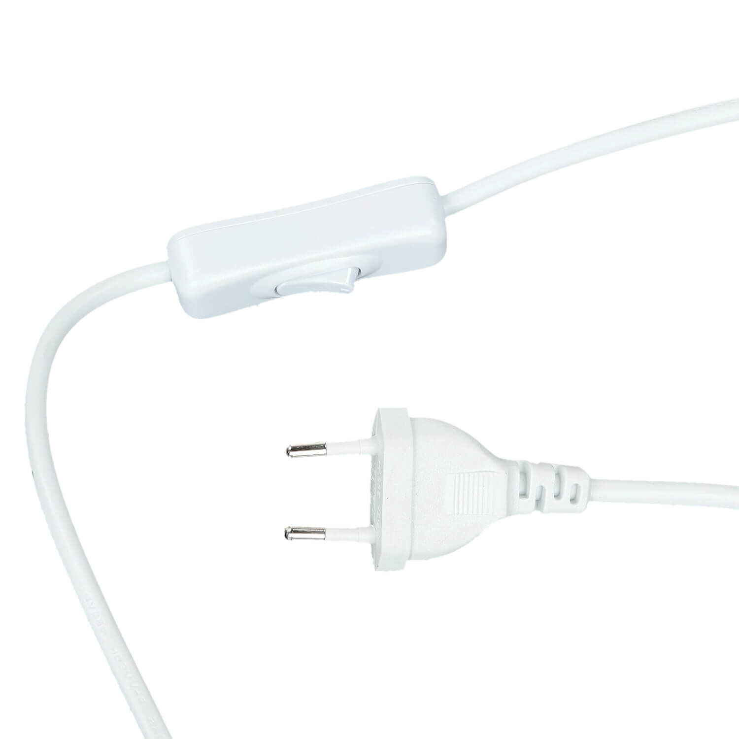 Hängelampe mit Stecker Weiß Käfig Schirm 5,5 m lang Adapter, Elektronik, Fön, Elektrisches Gerät, Stecker