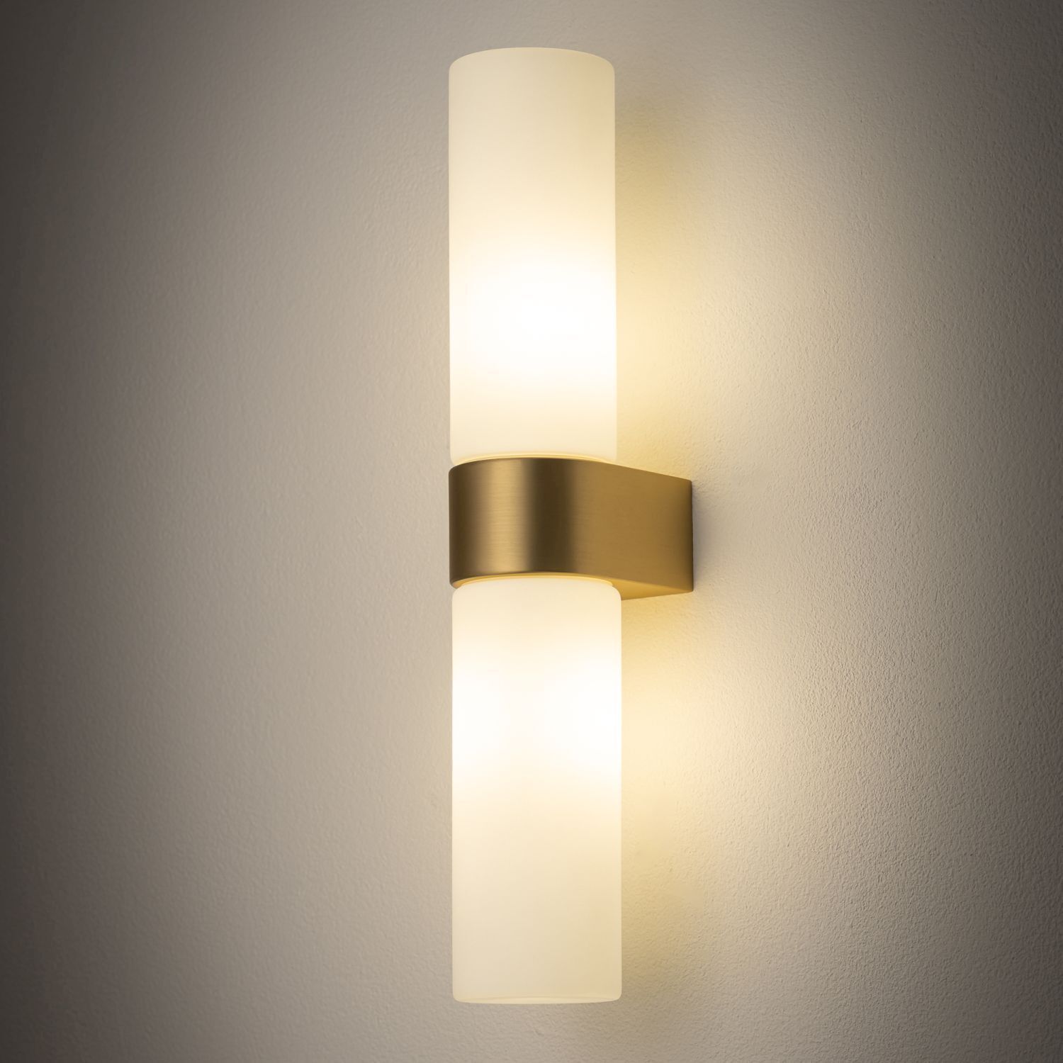 Up Down Wandlampe blendarm in Messing G9 IP44 T:7 cm