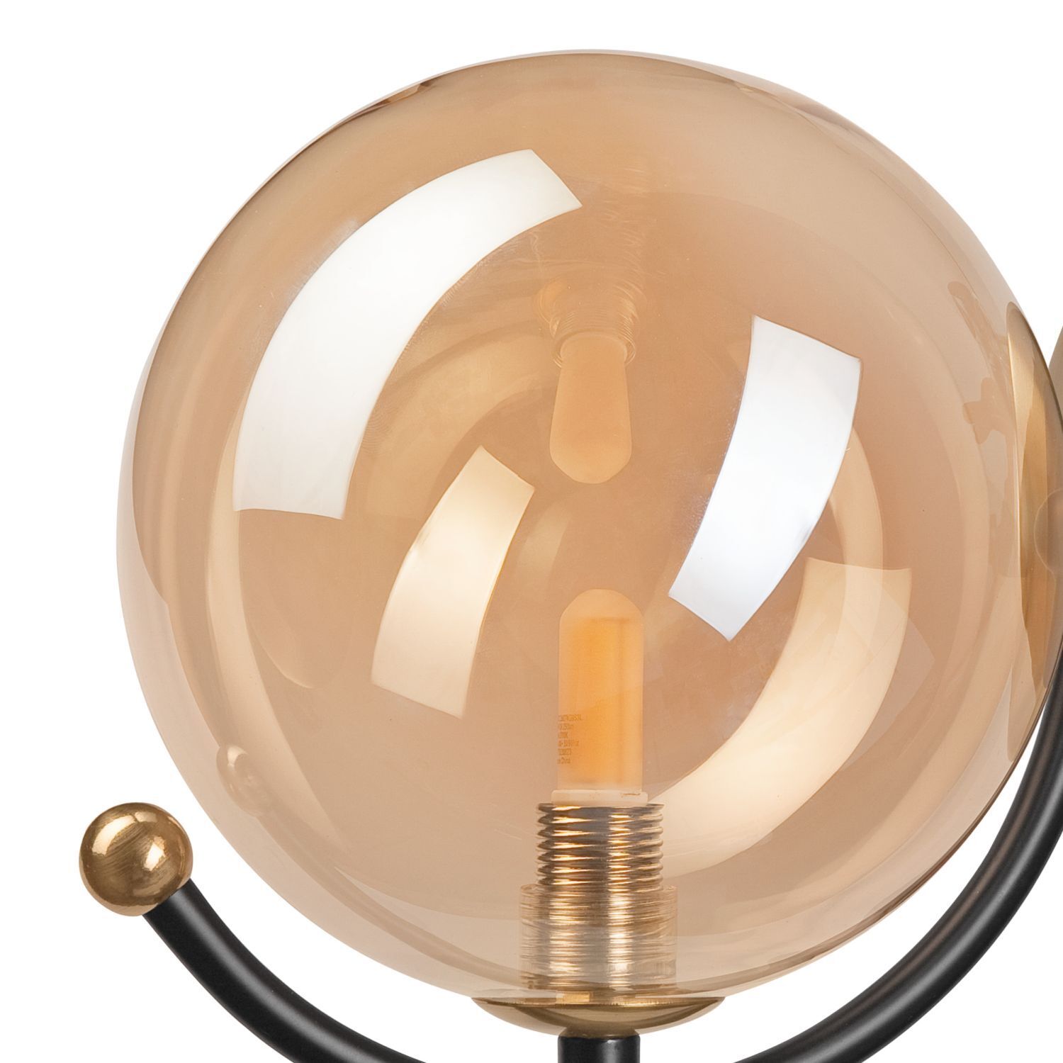 Elegante Wandlampe Metall Glas G9 H:14,5 cm Kugelschirm Licht, Lampe