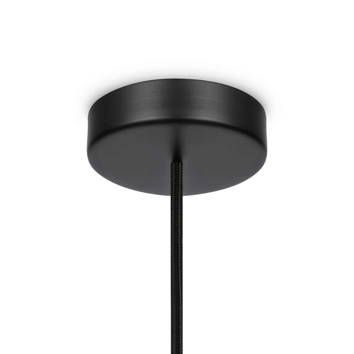 Hängelampe Metall Glas E14 rund Ø 8 cm H: max. 232 cm