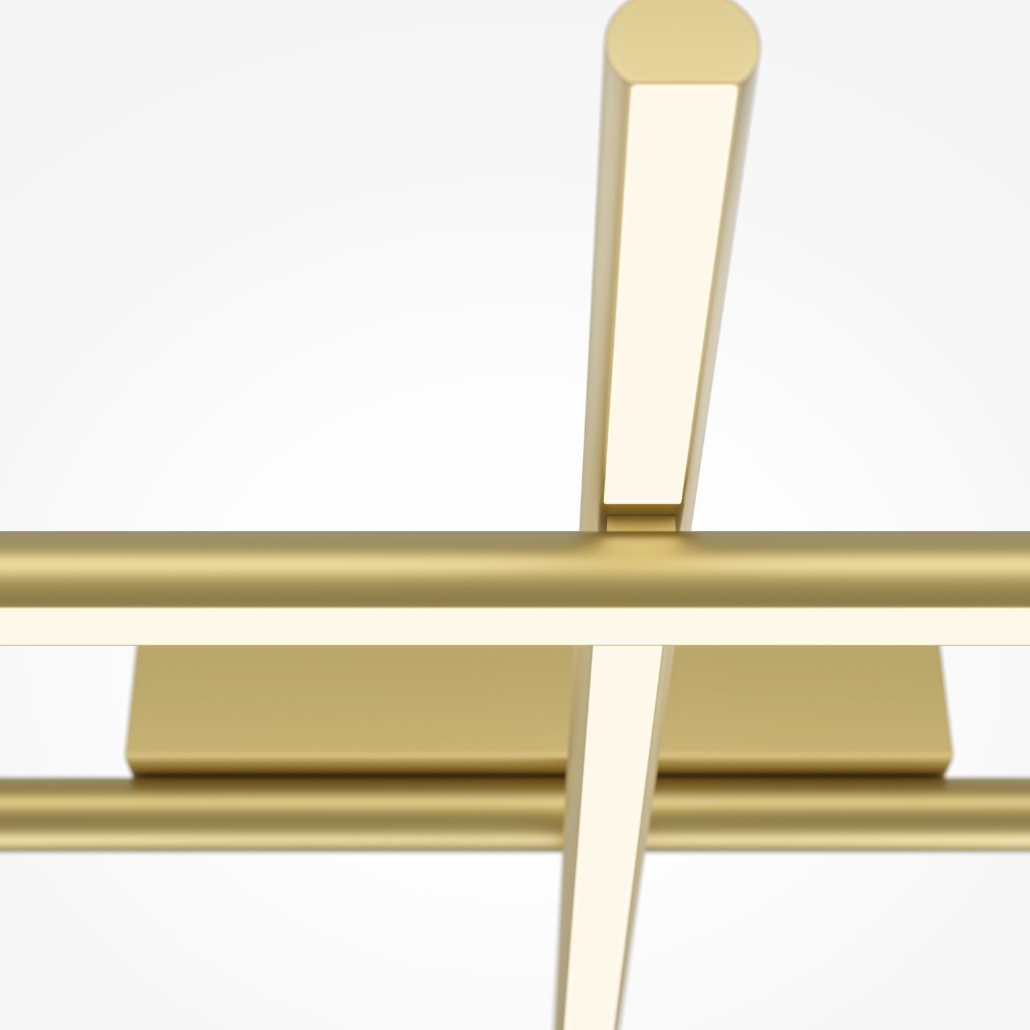 LED Deckenlampe Aluminium in Gold 3000 K warmweiß SIRI