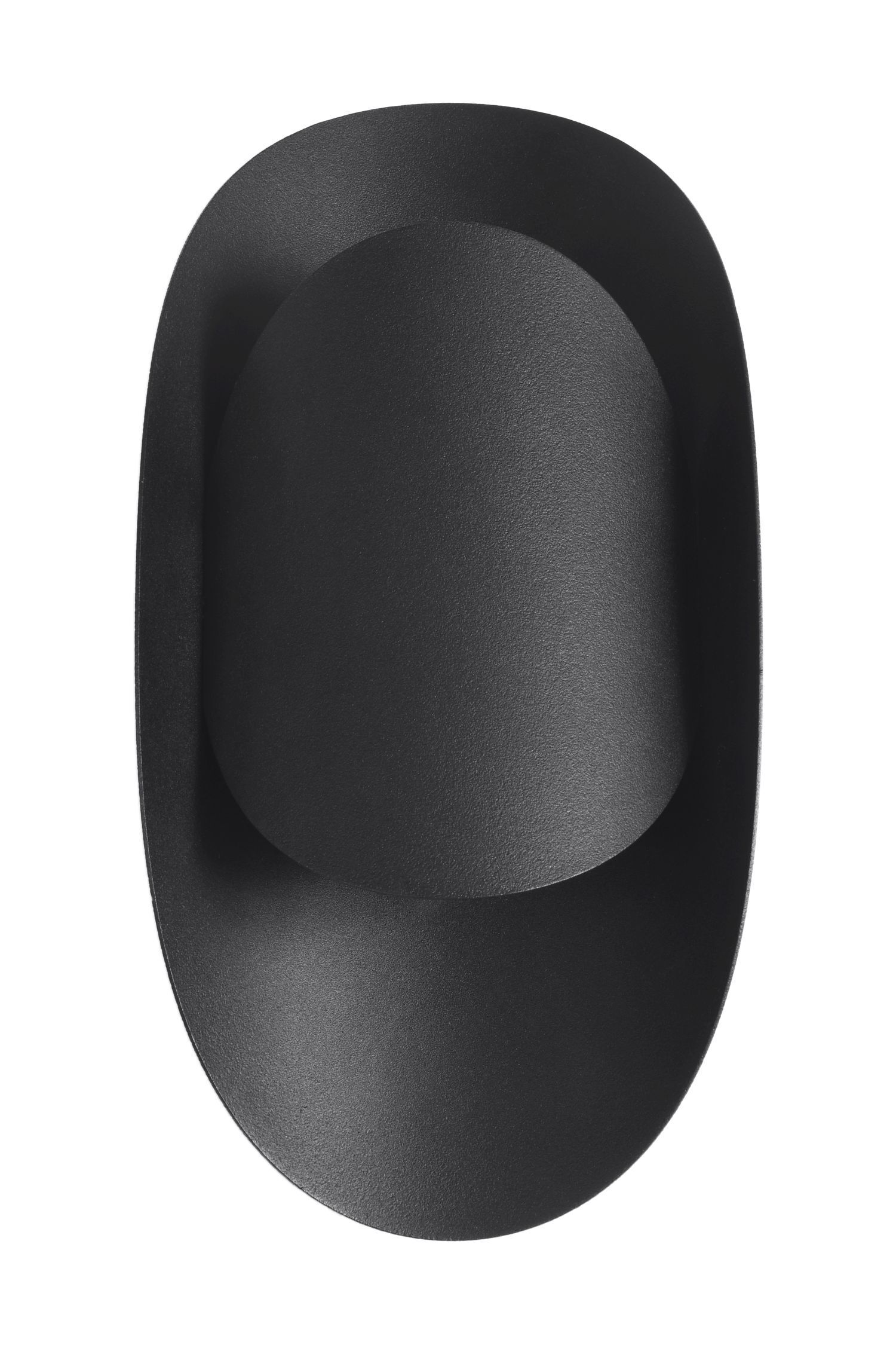 Schwarze Wandlampe indirekt H: 30 cm G9 Modern HEDDO