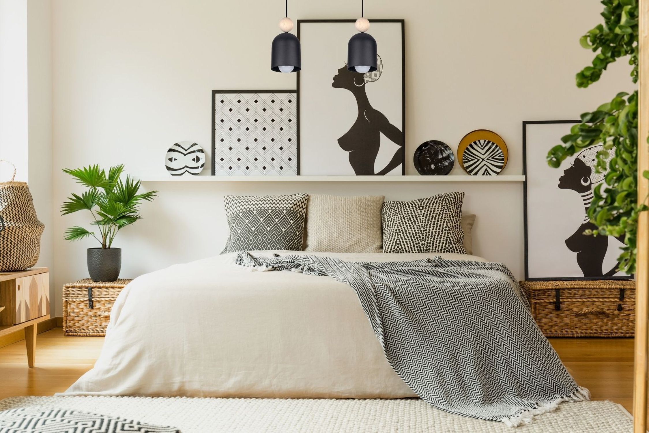 Innenarchitektur, Inneneinrichtung, Pflanze, Mobiliar, Schlafzimmer