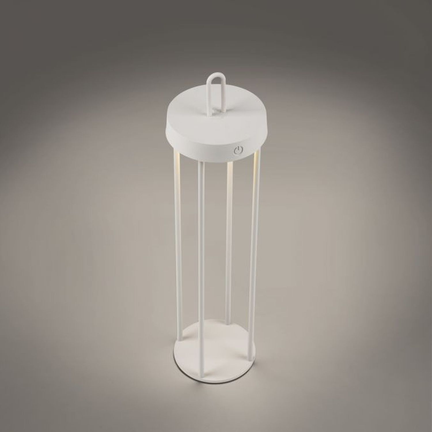 LED Akku Tischleuchte Metall dimmbar IP44 2700 K Weiß