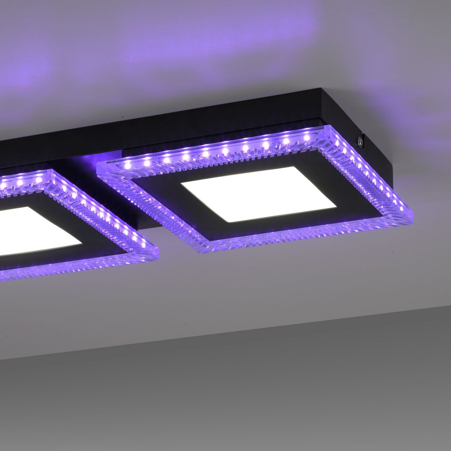 Dimmbare LED Deckenlampe RBG Farbwechsel Fernbedienung