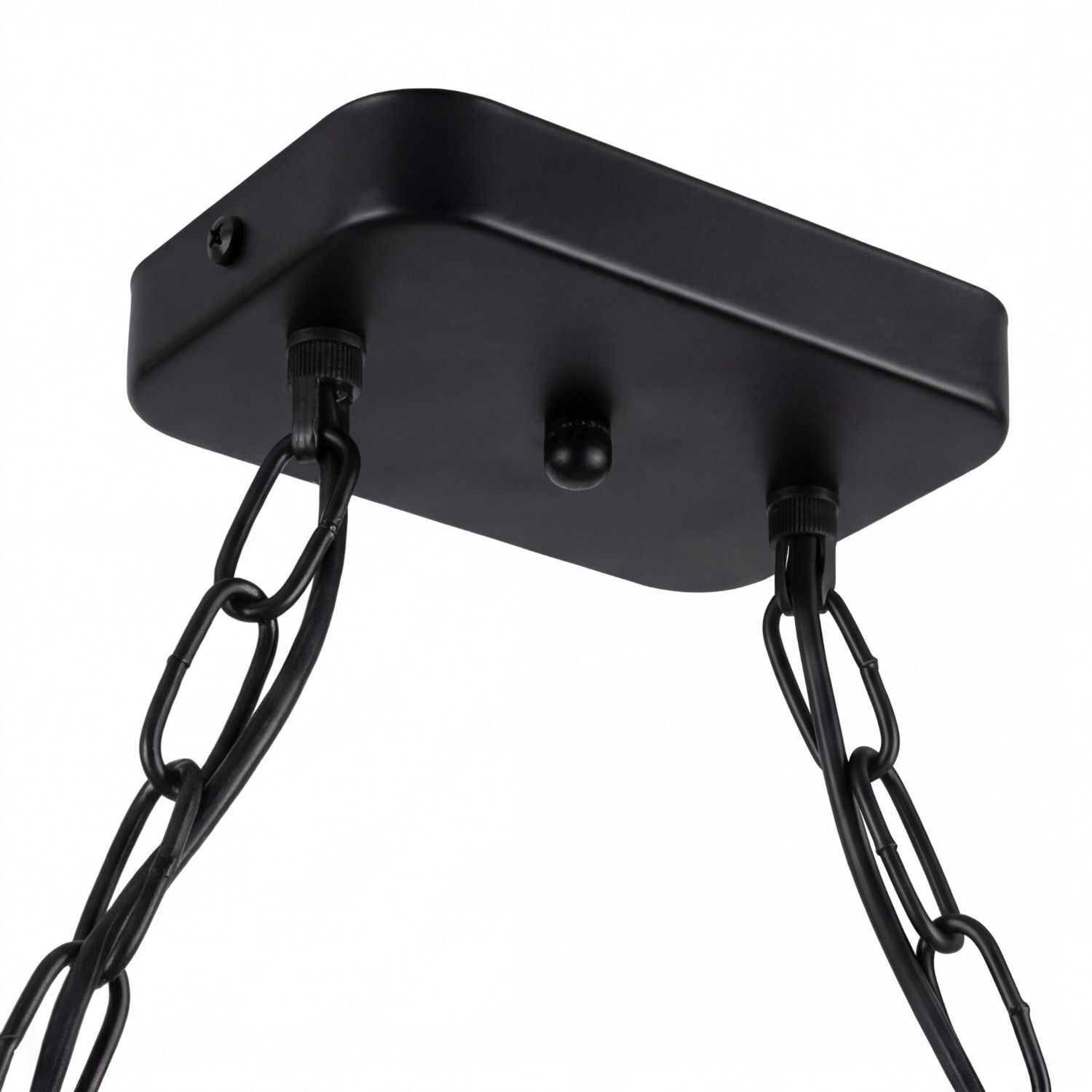 hängelampe, kette, metall, schwarz, aufhängung