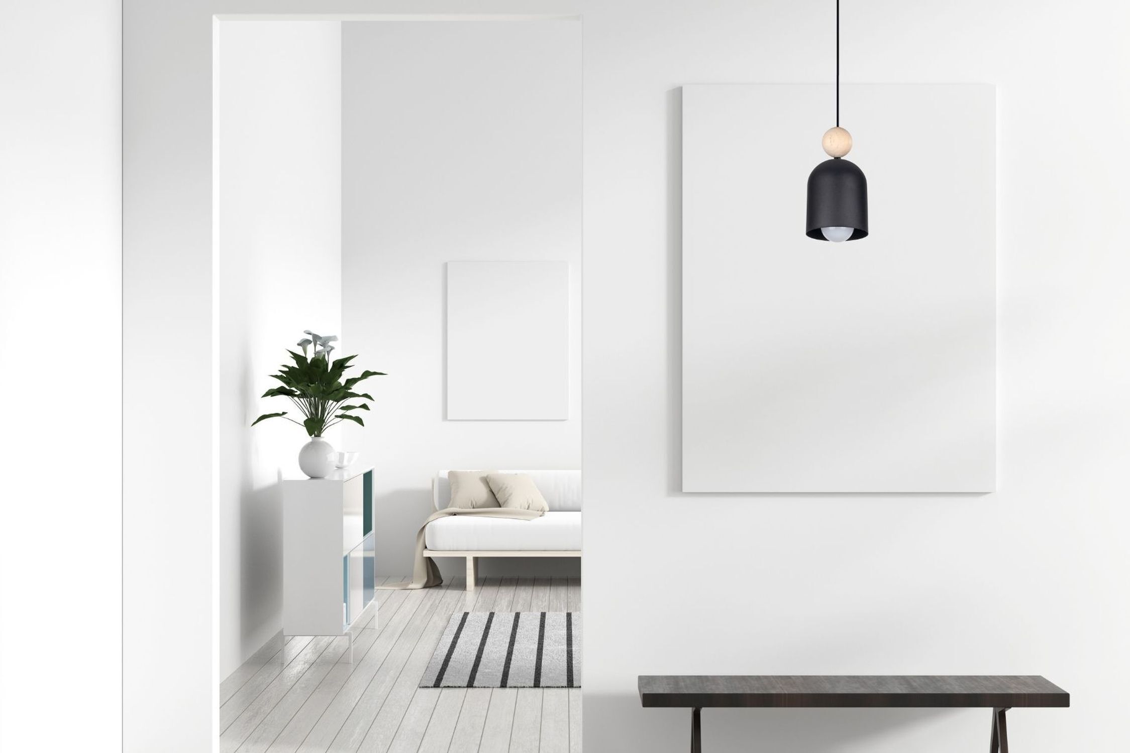 Drinnen, Innenarchitektur, Pflanze, Pflanze im Topf