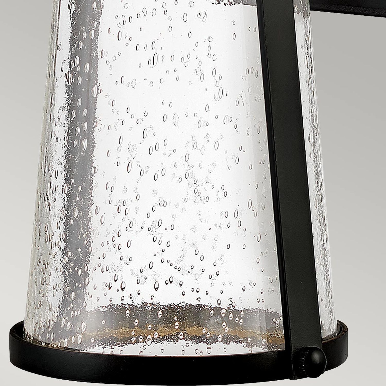 Wandleuchte außen GU10 IP44 H: 30,7 cm Schwarz
