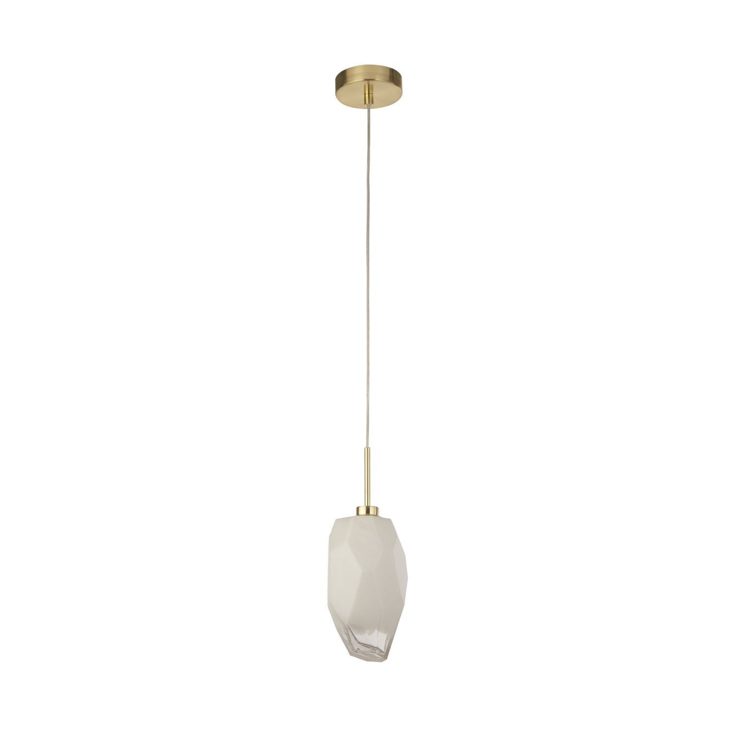 Dekorative Hängelampe Glas Metall G9 L:11 cm blendarm