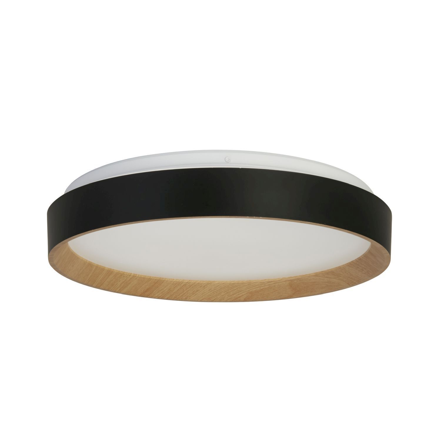 Runde LED Deckenlampe Metall mit Fernbedienung dimmbar